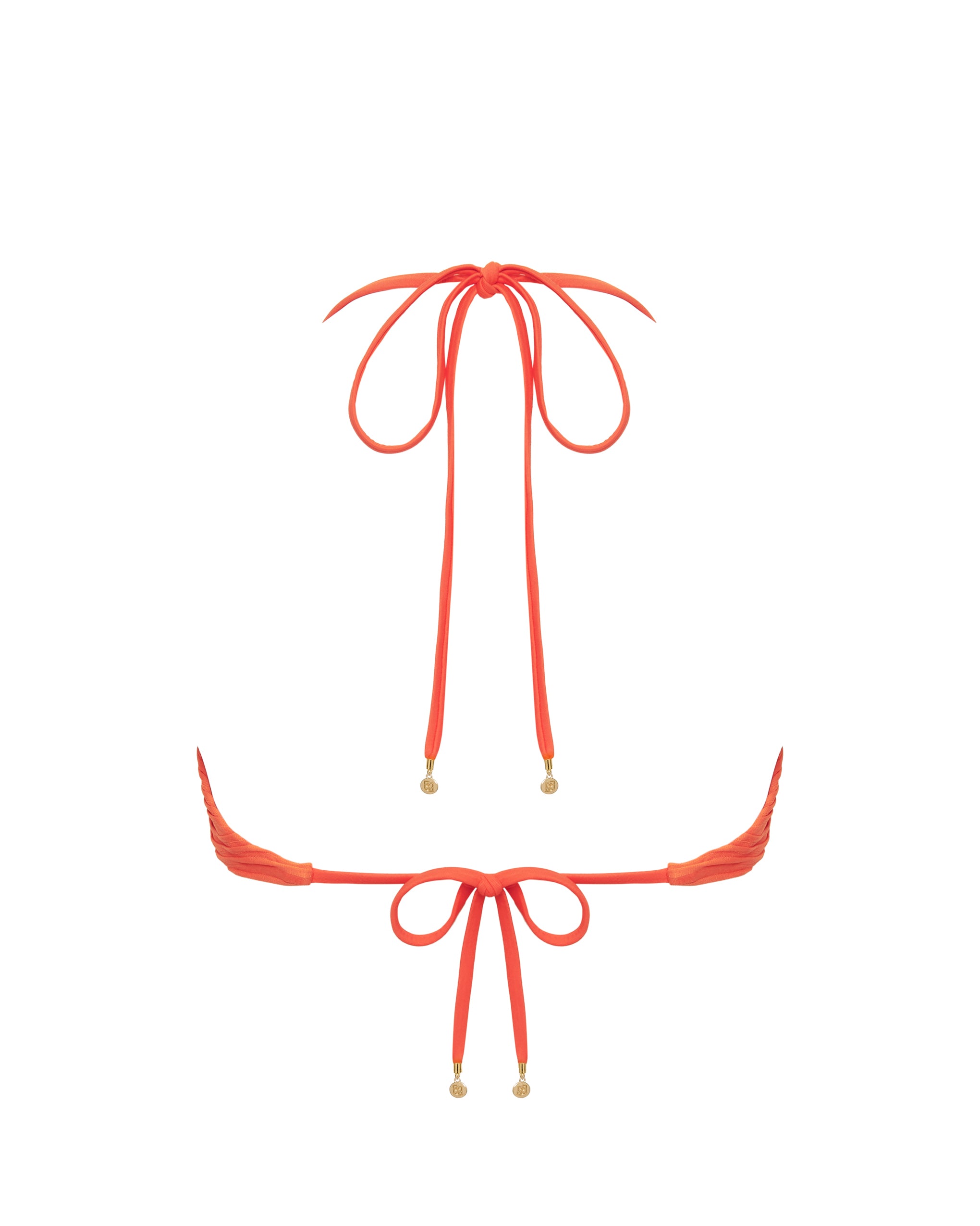 Orta Triangle Bikini Top Hot Coral、mySite、bengalsvssteelers