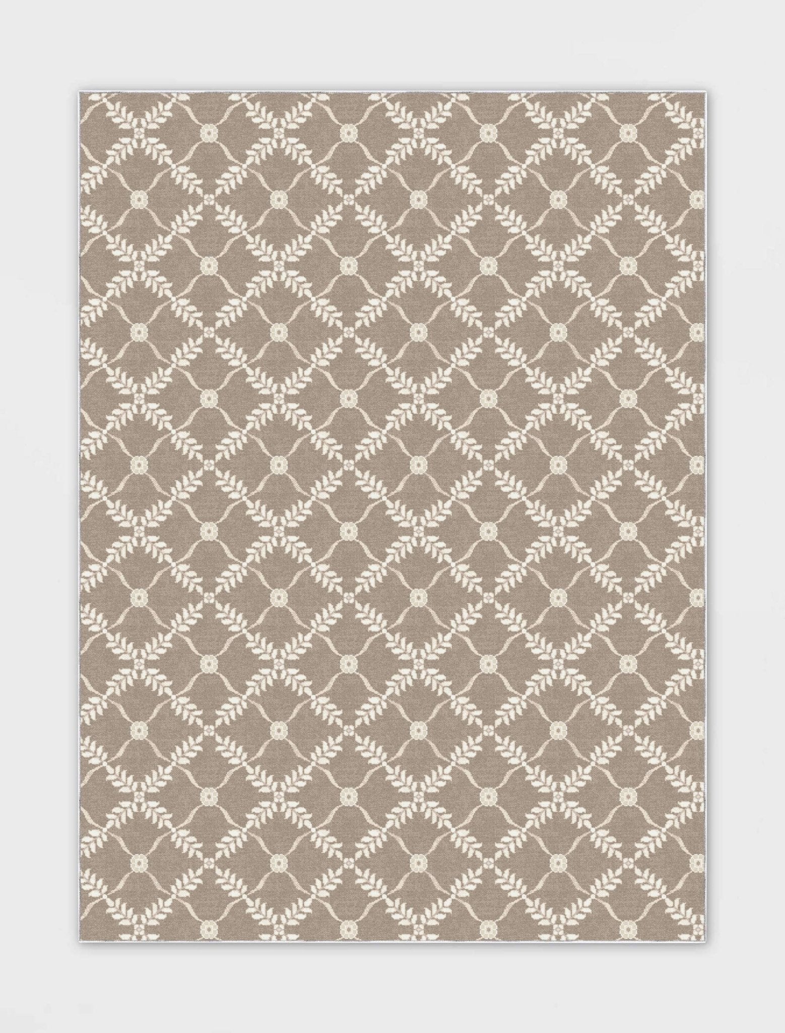 Aldwyn Custom Rug - Traditional Lattice Pattern, Easy Clean, Low Pile, Personalized Sizes、mySite、gigharbornorthrealestate