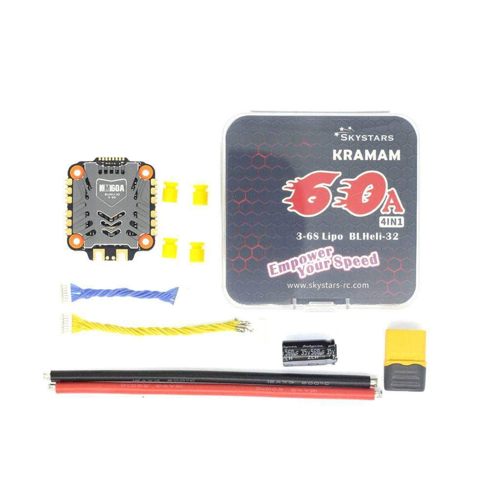  SkyStarsRC Kramam 60A 3-6S 30x30 32Bit 4in1 ESC、mySite、merchandisen