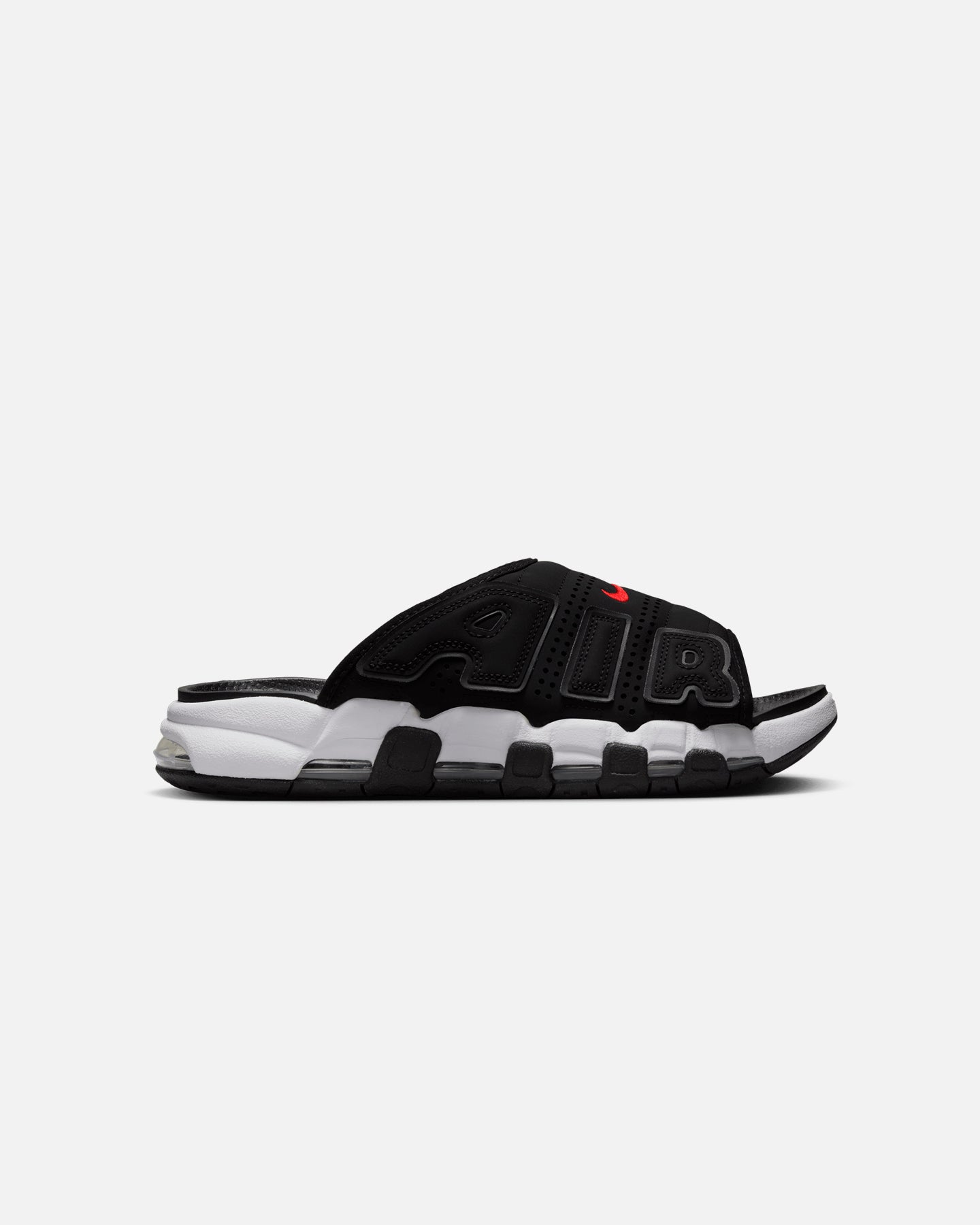 Nike Air More Uptempo Slides Black/White、mySite、zt4zffjzw