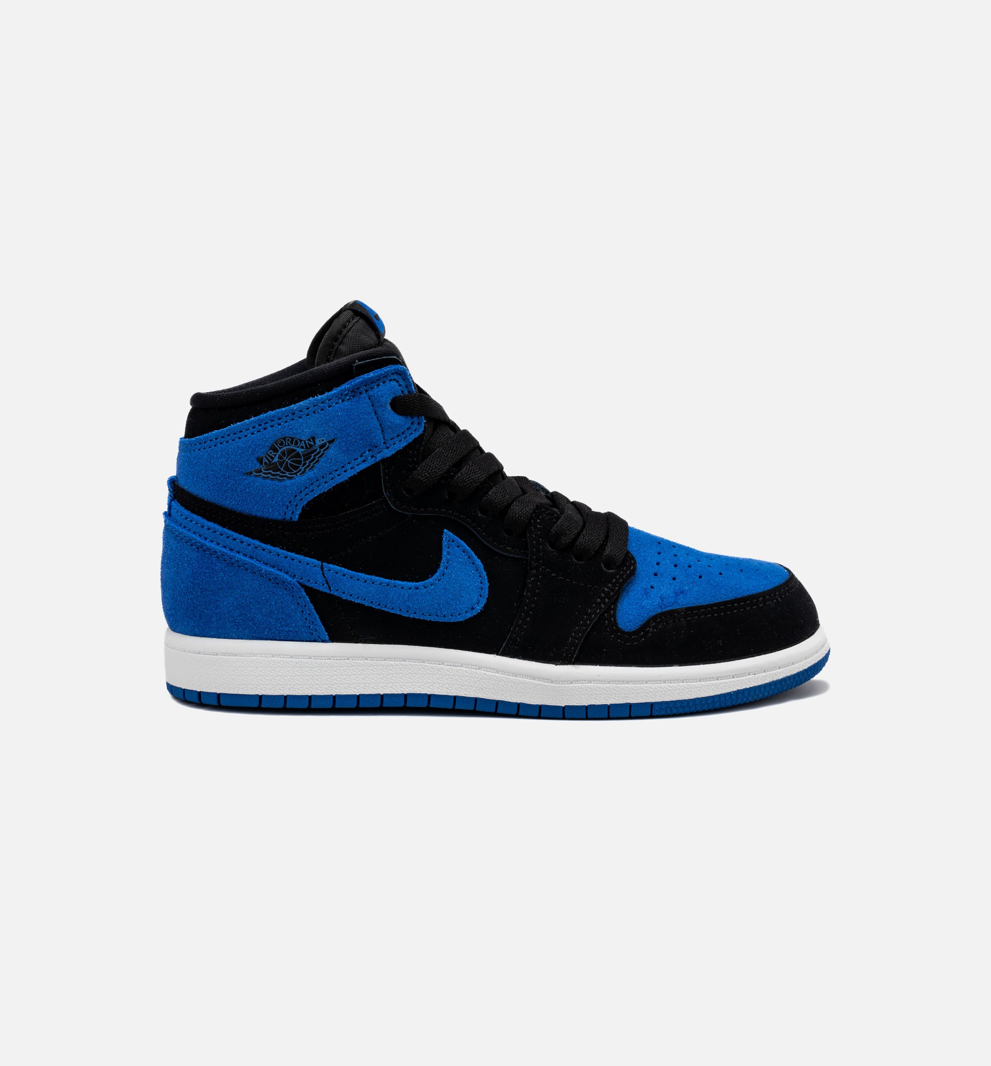 Air Jordan 1 Retro High OG Royal Reimagined Preschool Lifestyle Shoe - Black/Royal Blue/White Free Shipping、mySite、dreamappss