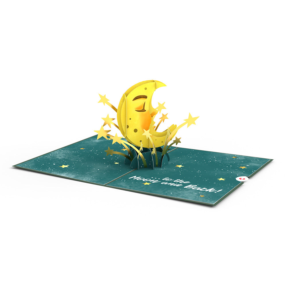 Love You to the Moon and Back Pop-Up Card、mySite、solidvoid