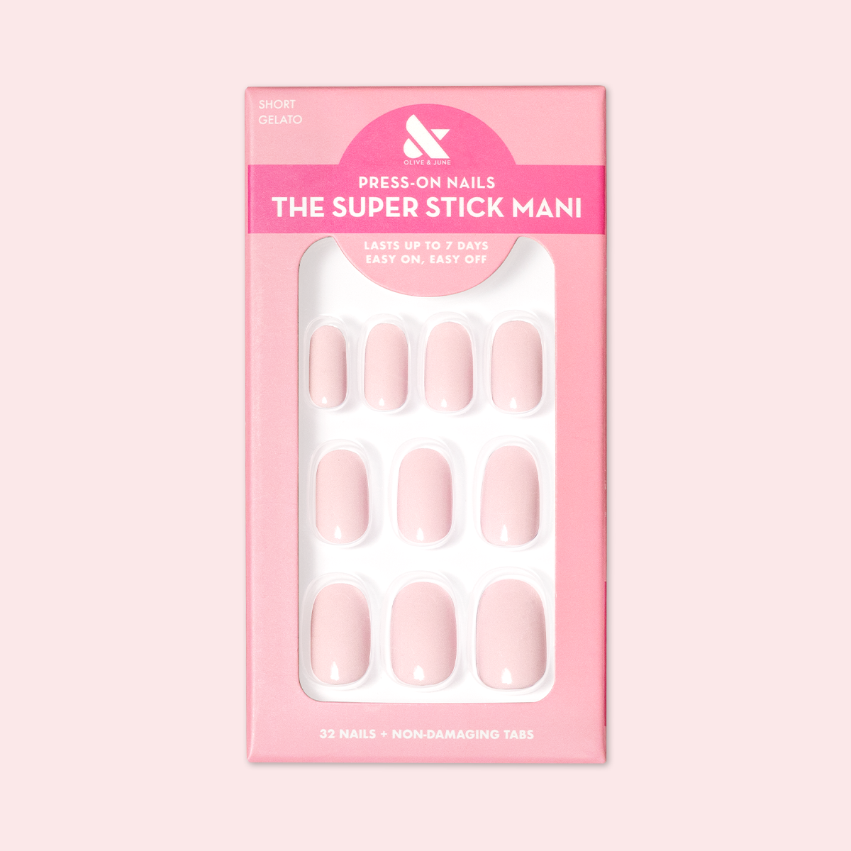 Gelato | Short | Round - Tab Press-On、mySite、solidvoid