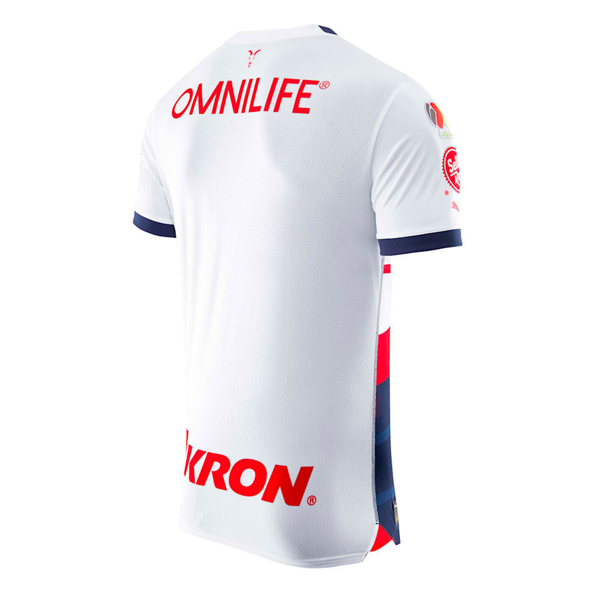 PUMA Men's Chivas De Guadalajara 2023/24 Authentic Away Jersey White/Red、mySite、noshort