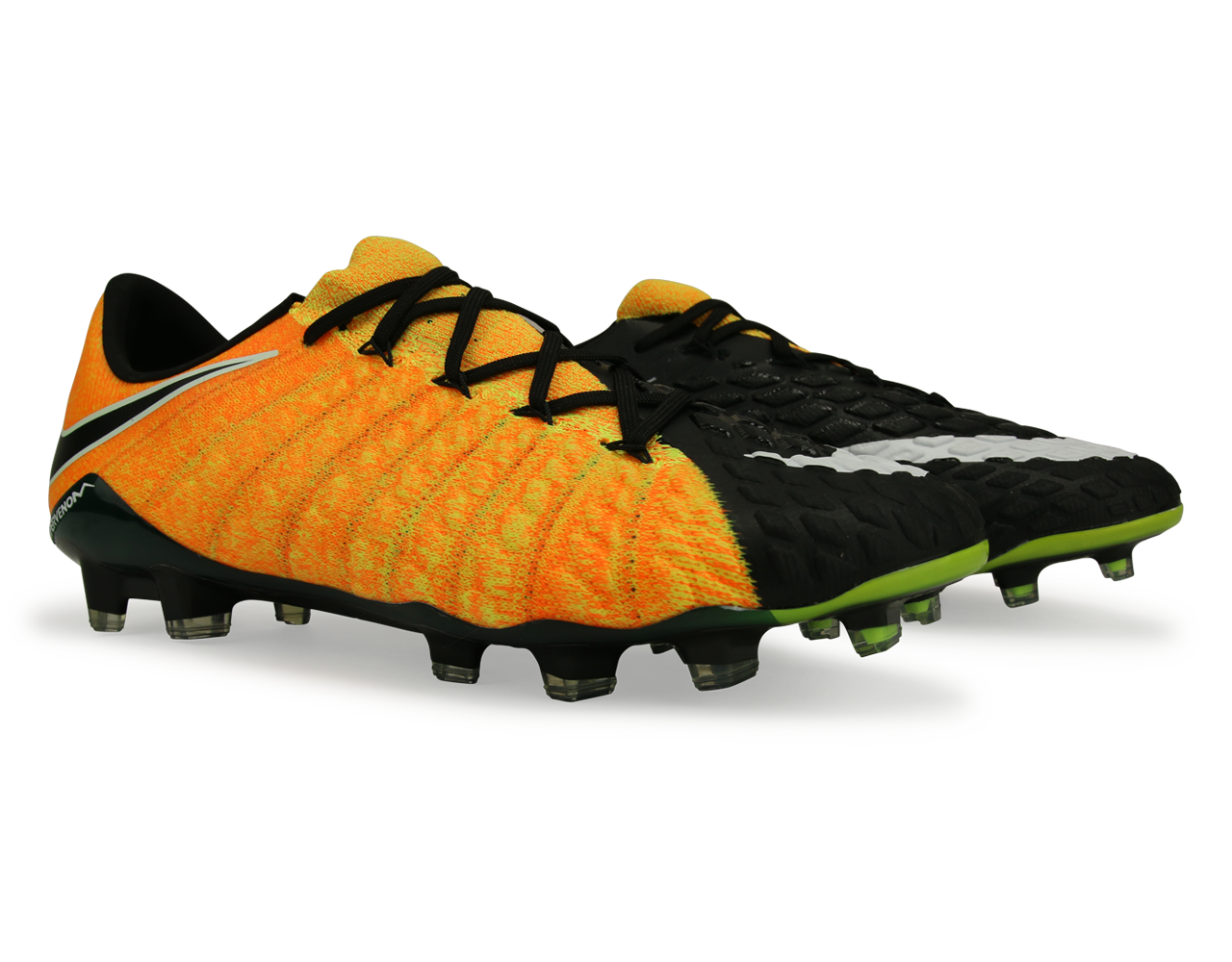 Nike Men's Hypervenom Phantom III FG Laser Orange/White/Black、mySite、noshort