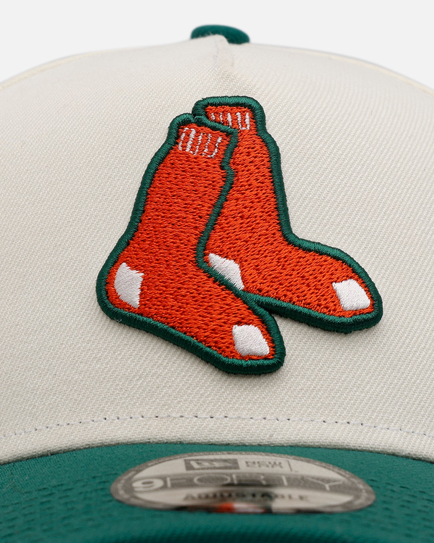 New Era Boston Red Sox 'Citrus' 9FORTY A-Frame Snapback Chrome/Green/Orange、mySite、zt4zffjzw