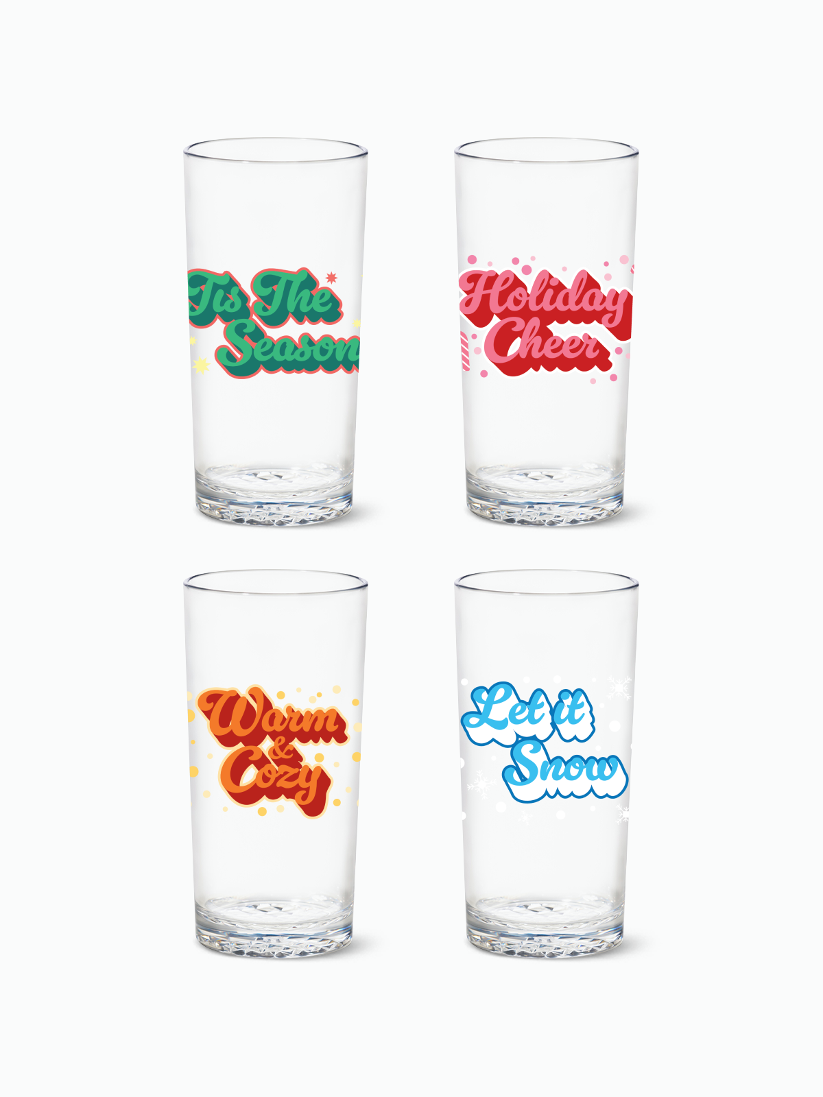 Festive Holiday - RESERVE 14oz Highball Tritan Copolyester Glass、mySite、camillekostekn