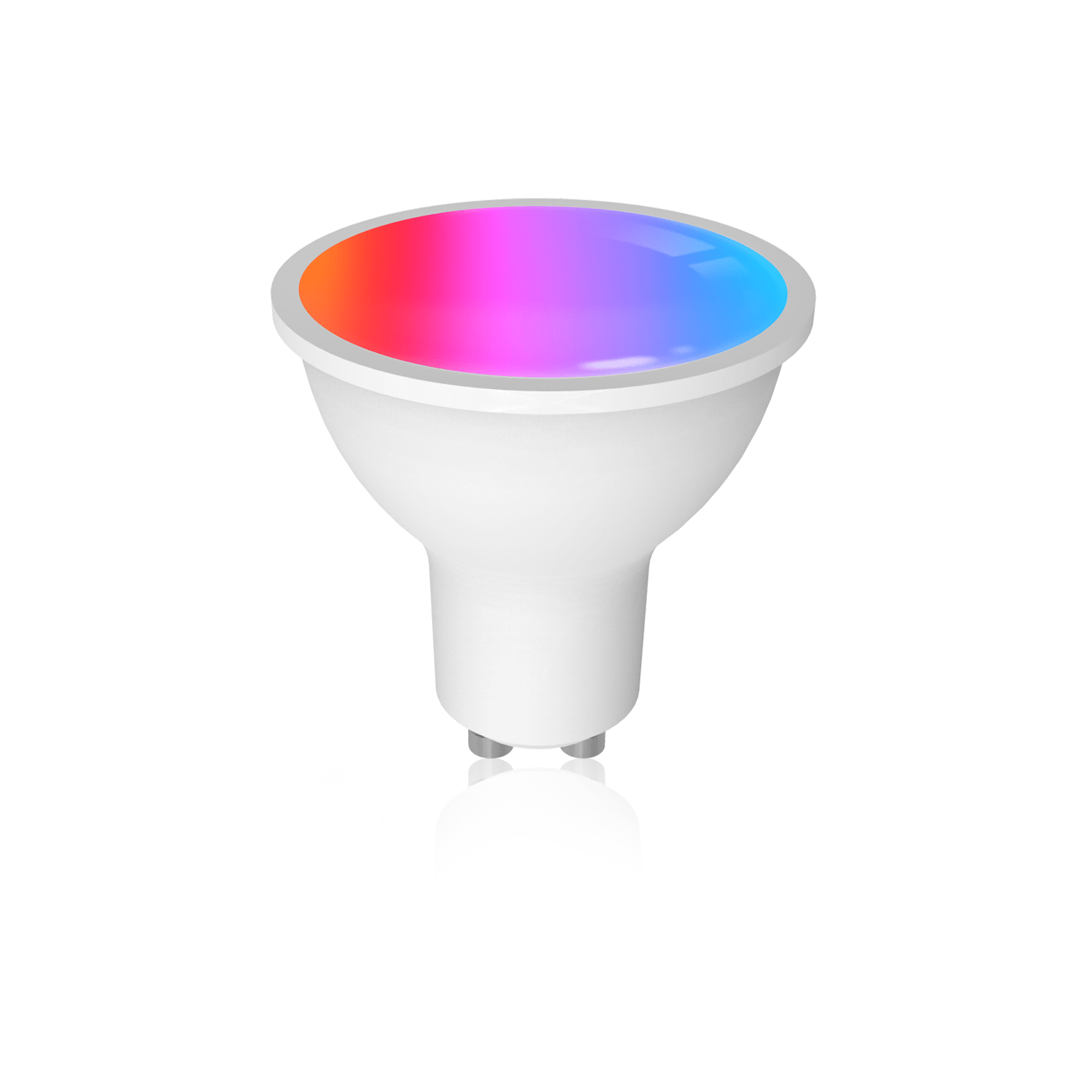 Tuya GU10 Matter WiFi Smart LED Bulb with Voice Control, Dimmable 5W Light 2700-6500K RGB Colors、mySite、fannypackpong