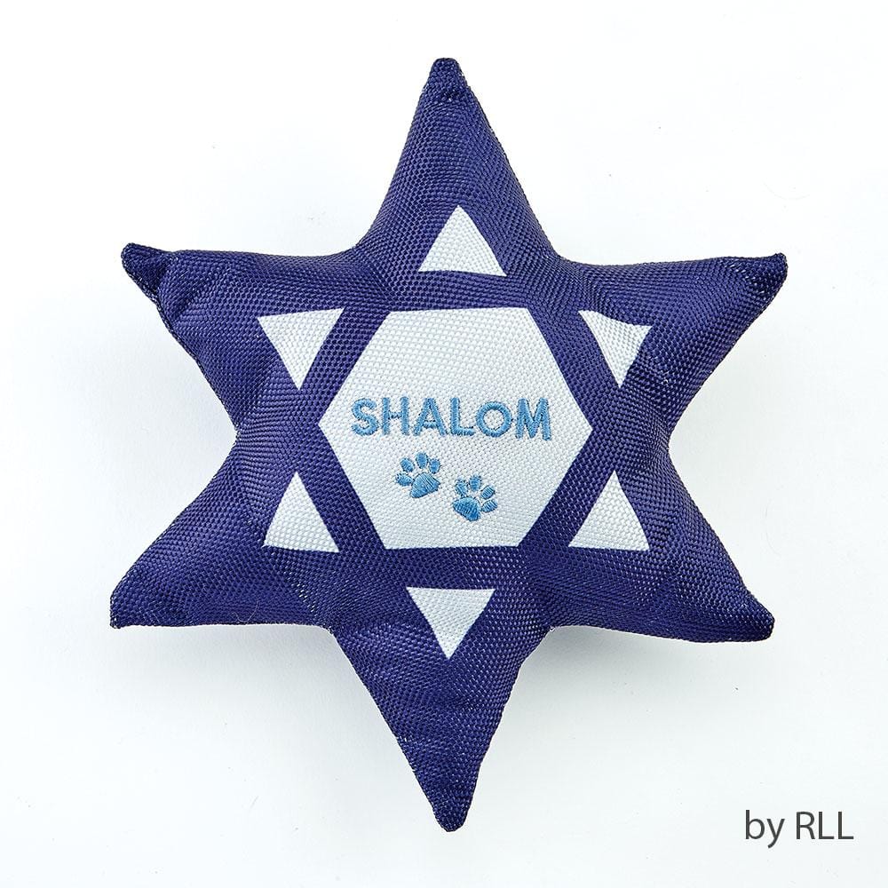 Chewdaica Shalom Star of David Squeaky Dog Toy、mySite、topwebapps