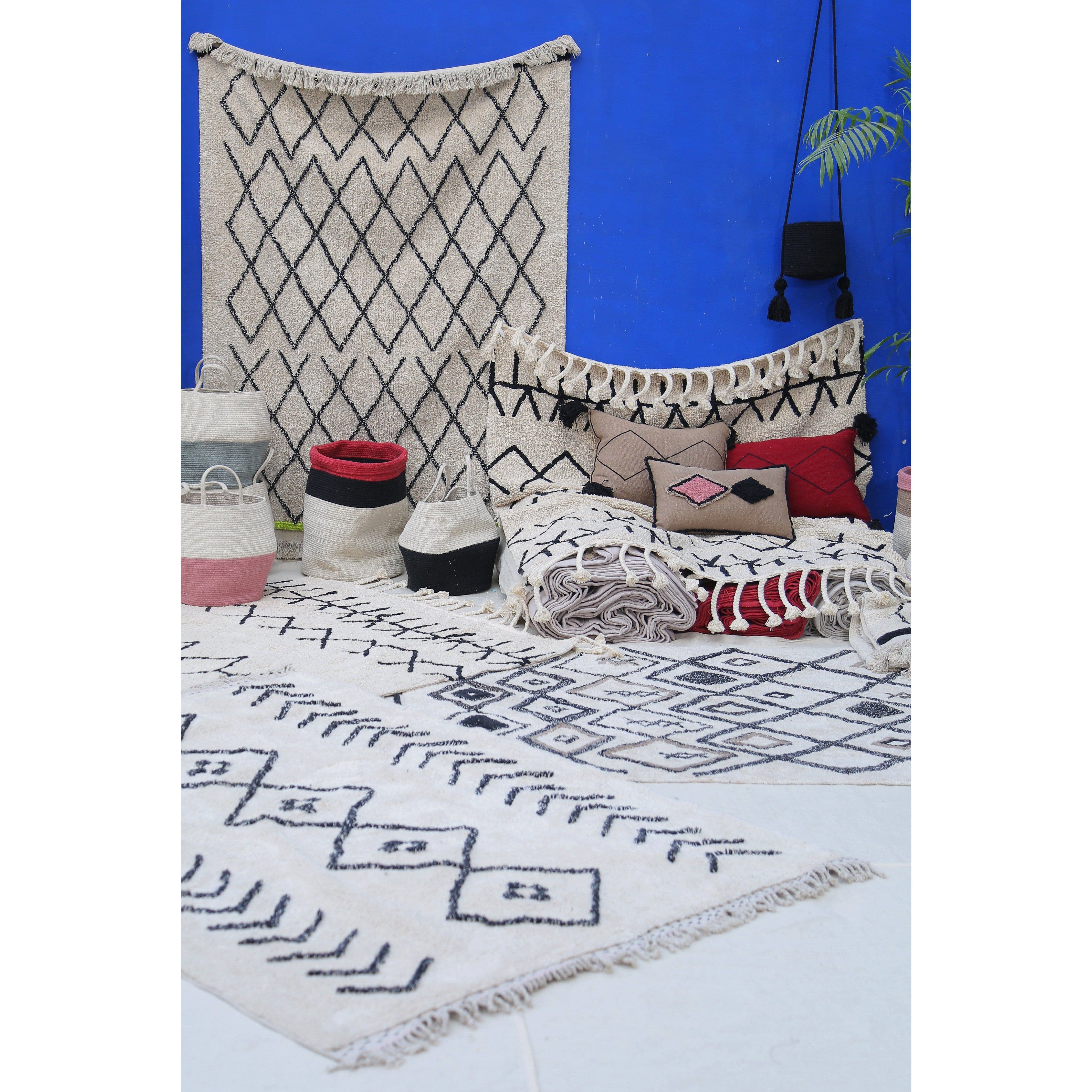 Bereber Rhombs Machine Washable Area Rug、mySite、gigharbornorthrealestate