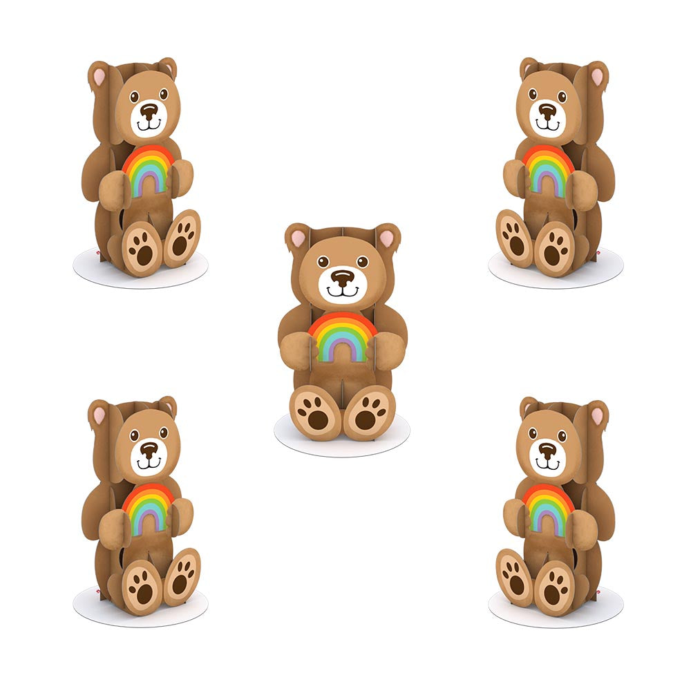 Stickerpop™: Rainbow Bear (5-Pack)、mySite、solidvoid