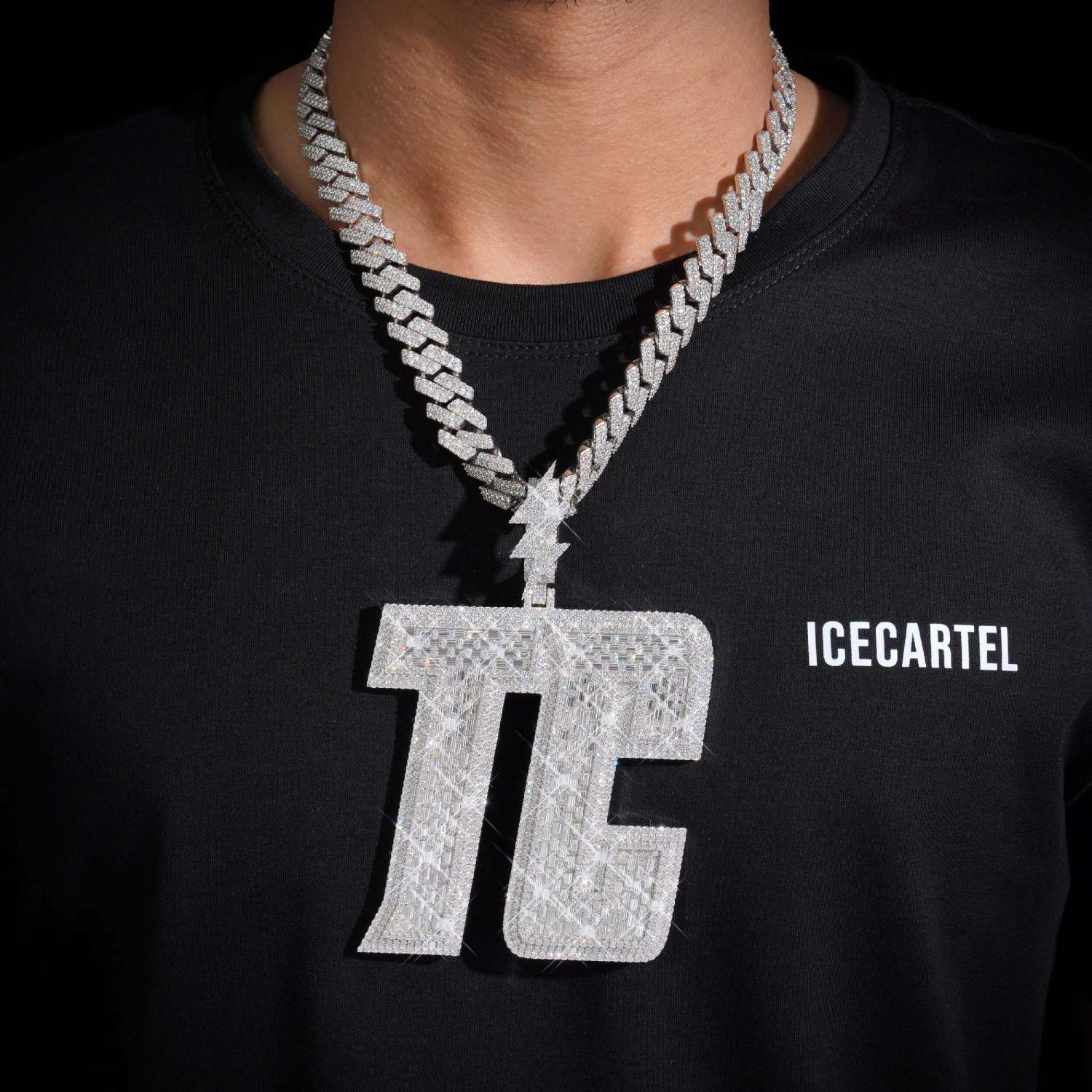 TC Custom Name Moissanite Pendant 14K Gold、mySite、hinf8tx79