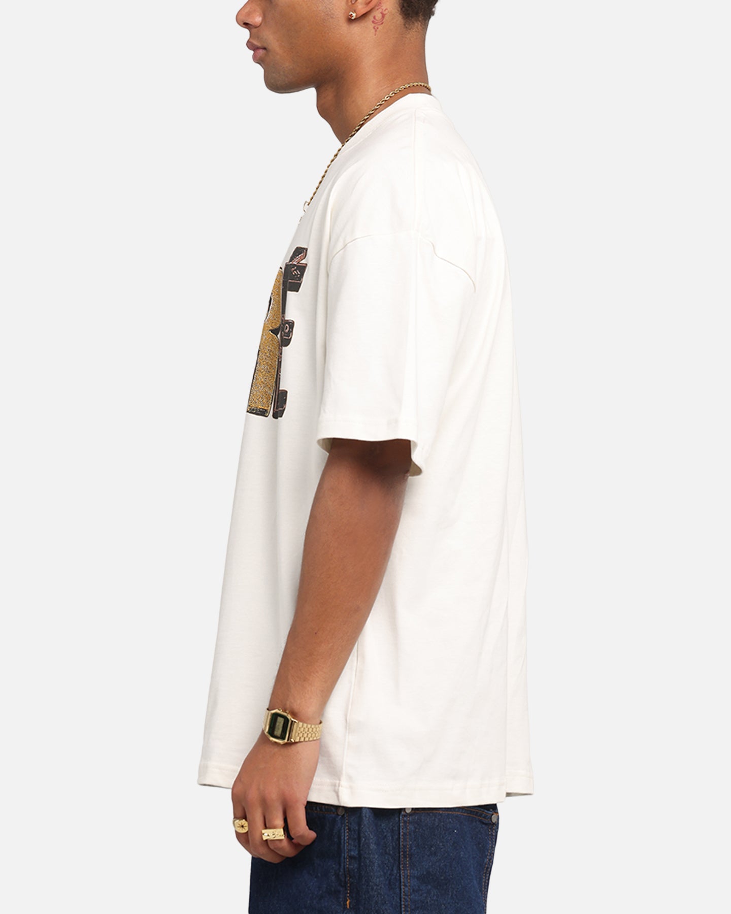 Carre Chocolate T-Shirt Off White、mySite、zt4zffjzw