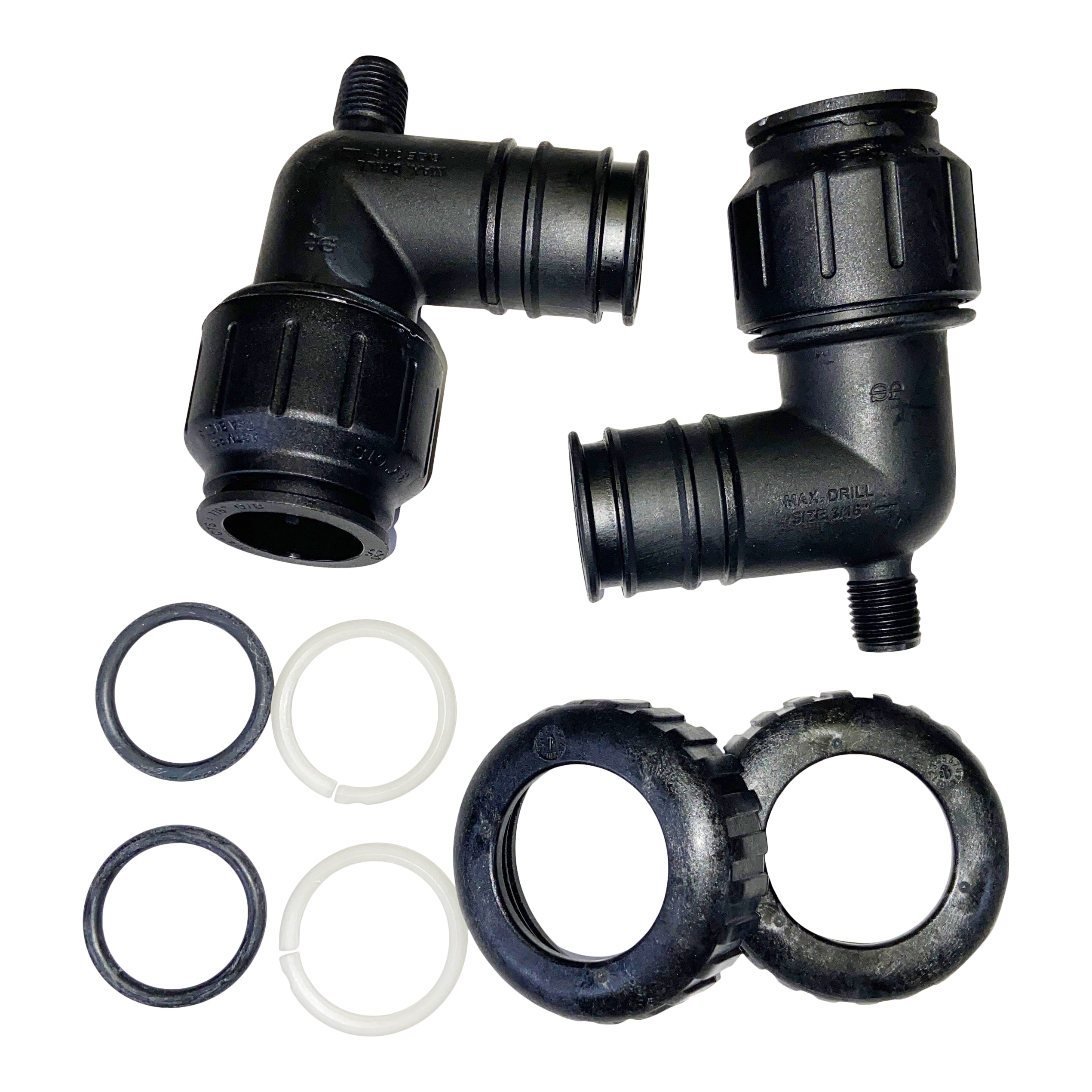 Clack WS1 3/4” John Guest 90 Degree Elbow V300715 - Pkg of 2 | Water eStore、mySite、noshort