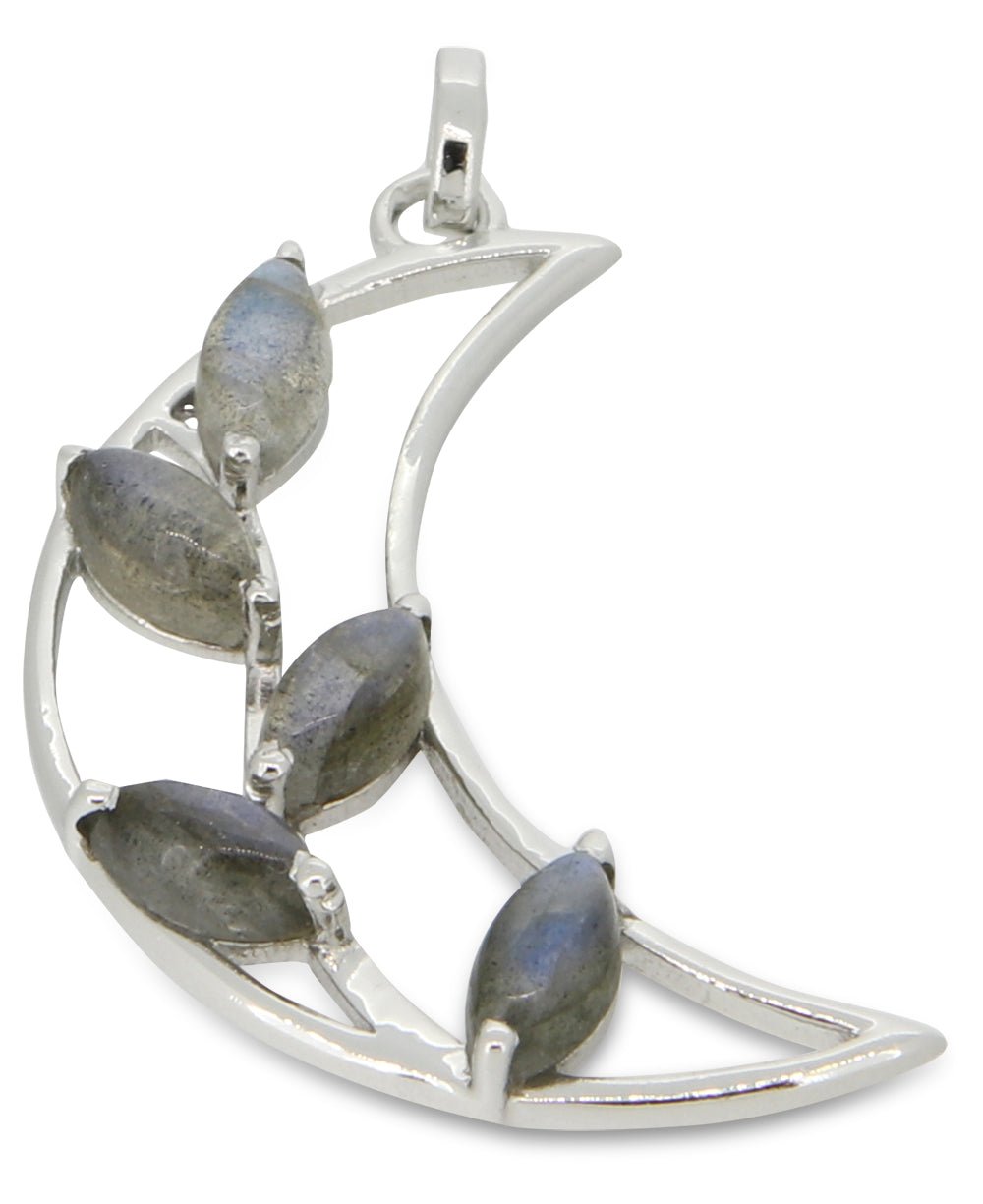 Premium Blooming Labradorite Lunar Artistic Pendant、mySite、topwebapps