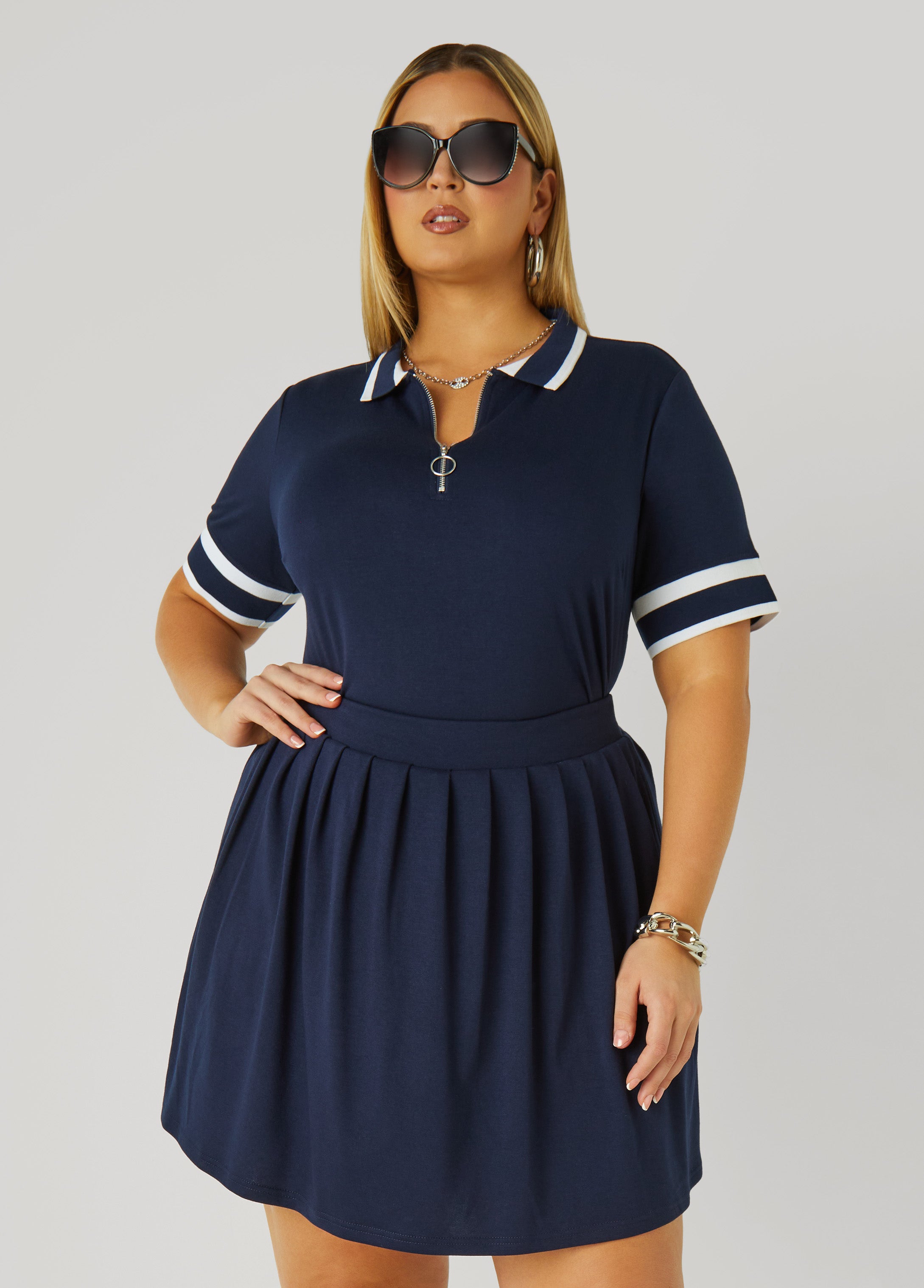 Zip Front Polo Shirt、mySite、bengalsvssteelers