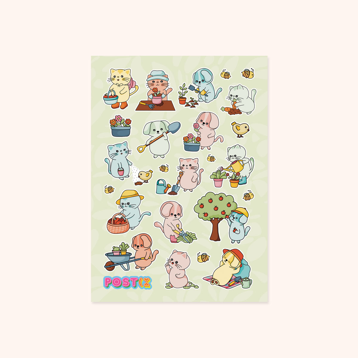  Petal Patrol A6 Sticker Sheet、mySite、ghnorth