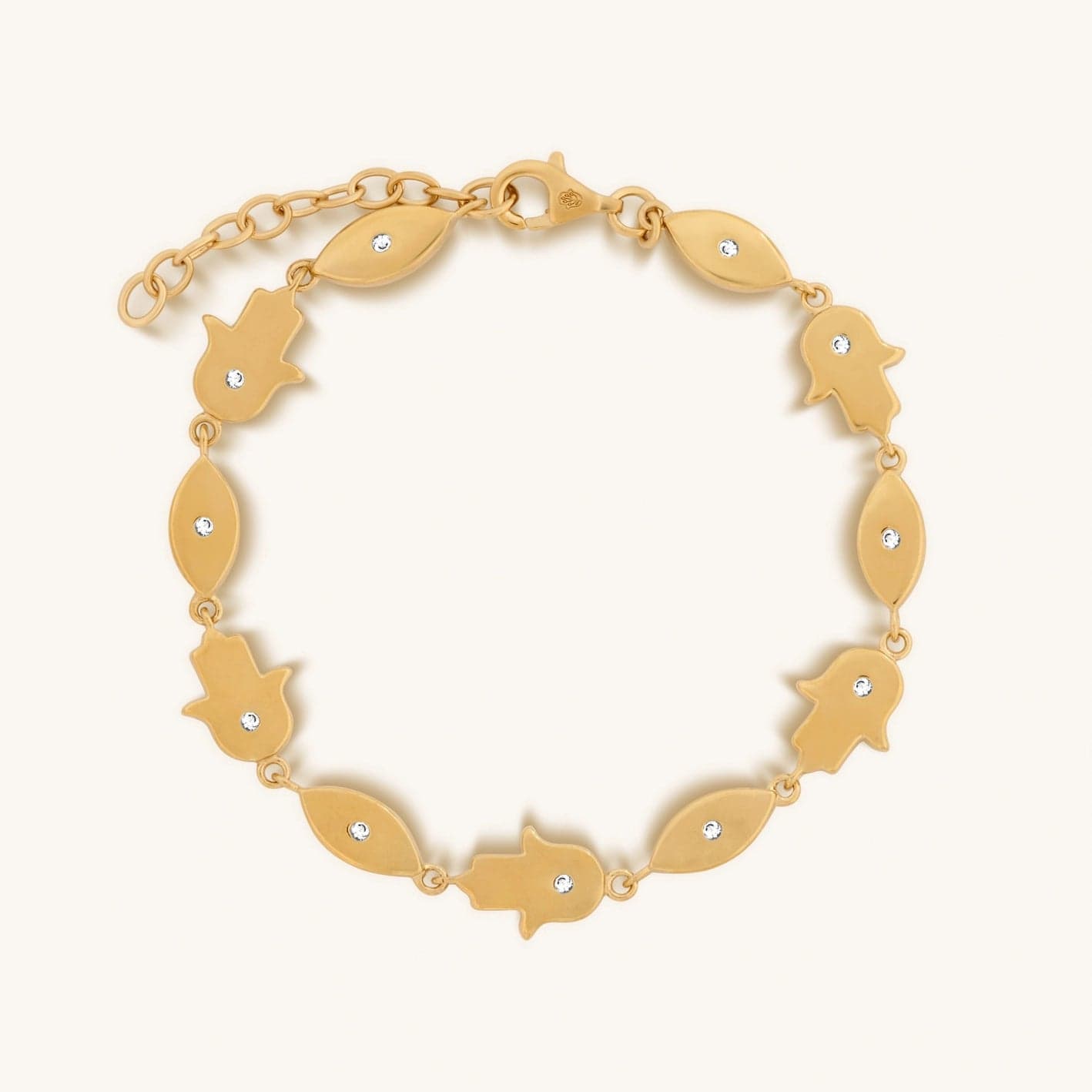 Illuminated Paths Evil Eye and Hamsa Diamond Bracelet、mySite、topwebapps