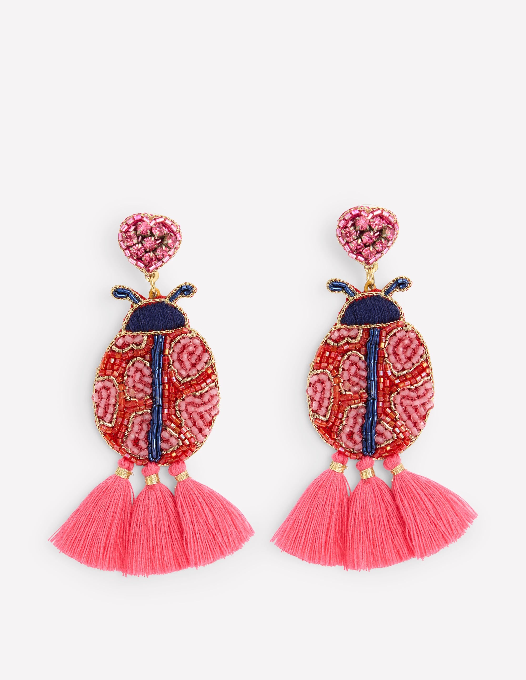  Beady Motif Earrings-Ladybird、mySite、ashleygrahame