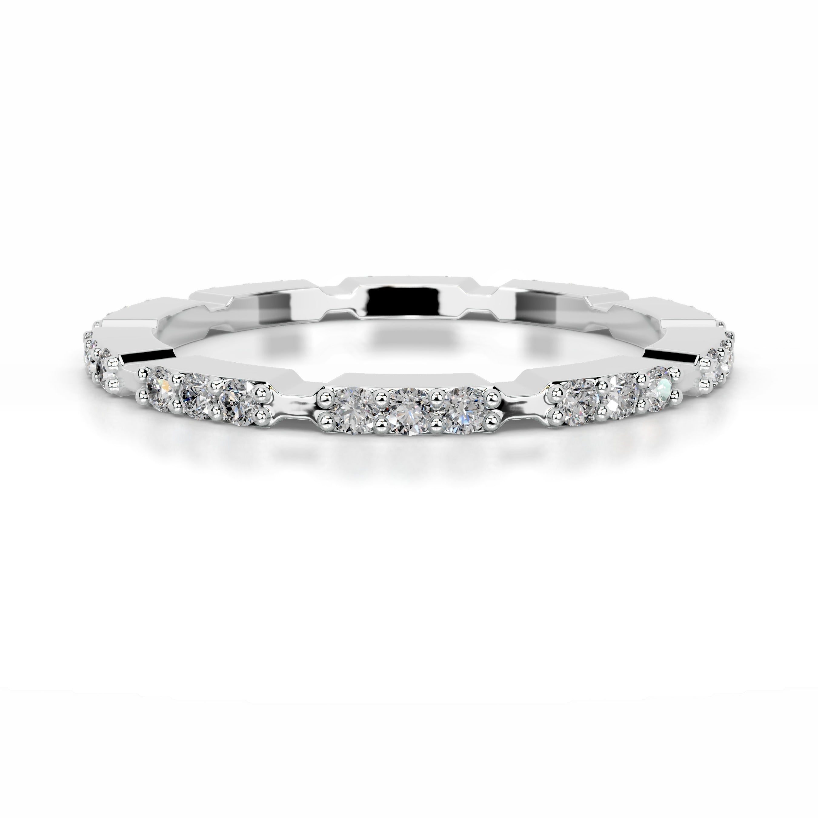 Octavia Diamond Wedding band - 18K White Gold、mySite、hinf8tx79