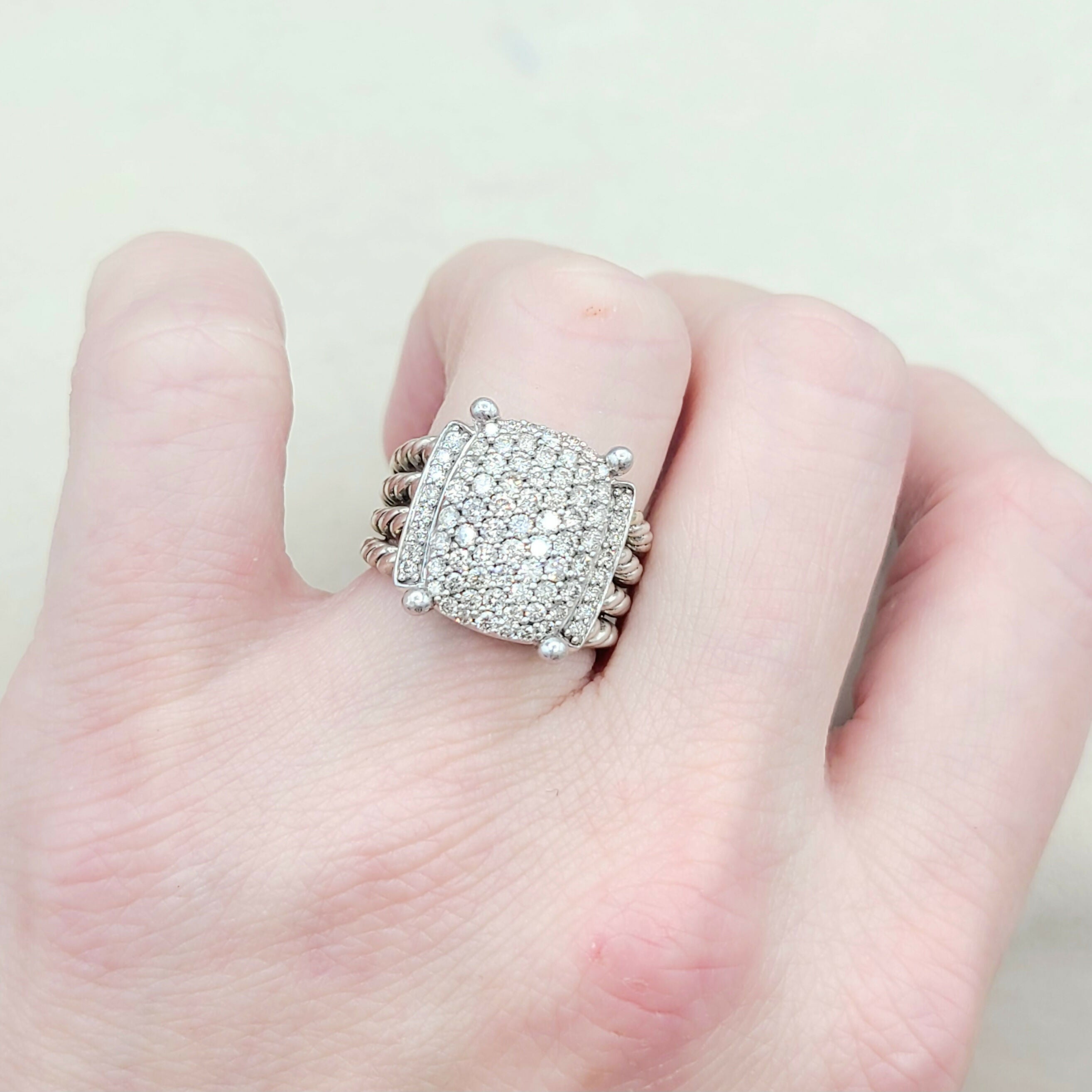 David Yurman Wheaton Ring 16x12 Pav茅 Diamonds、mySite、hinf8tx79