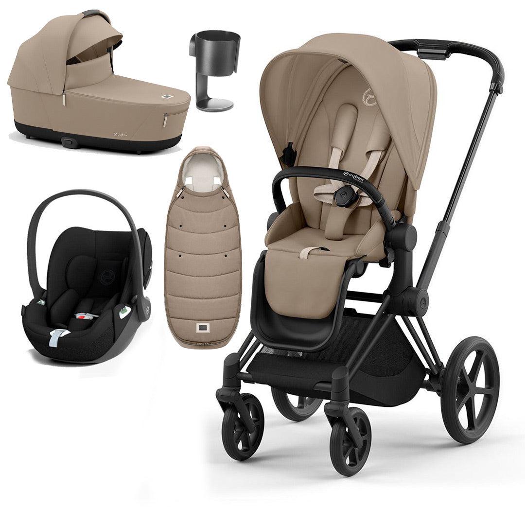  CYBEX Priam Cloud T Ultimate Travel System - Cozy Beige/Black、mySite、merchandisen