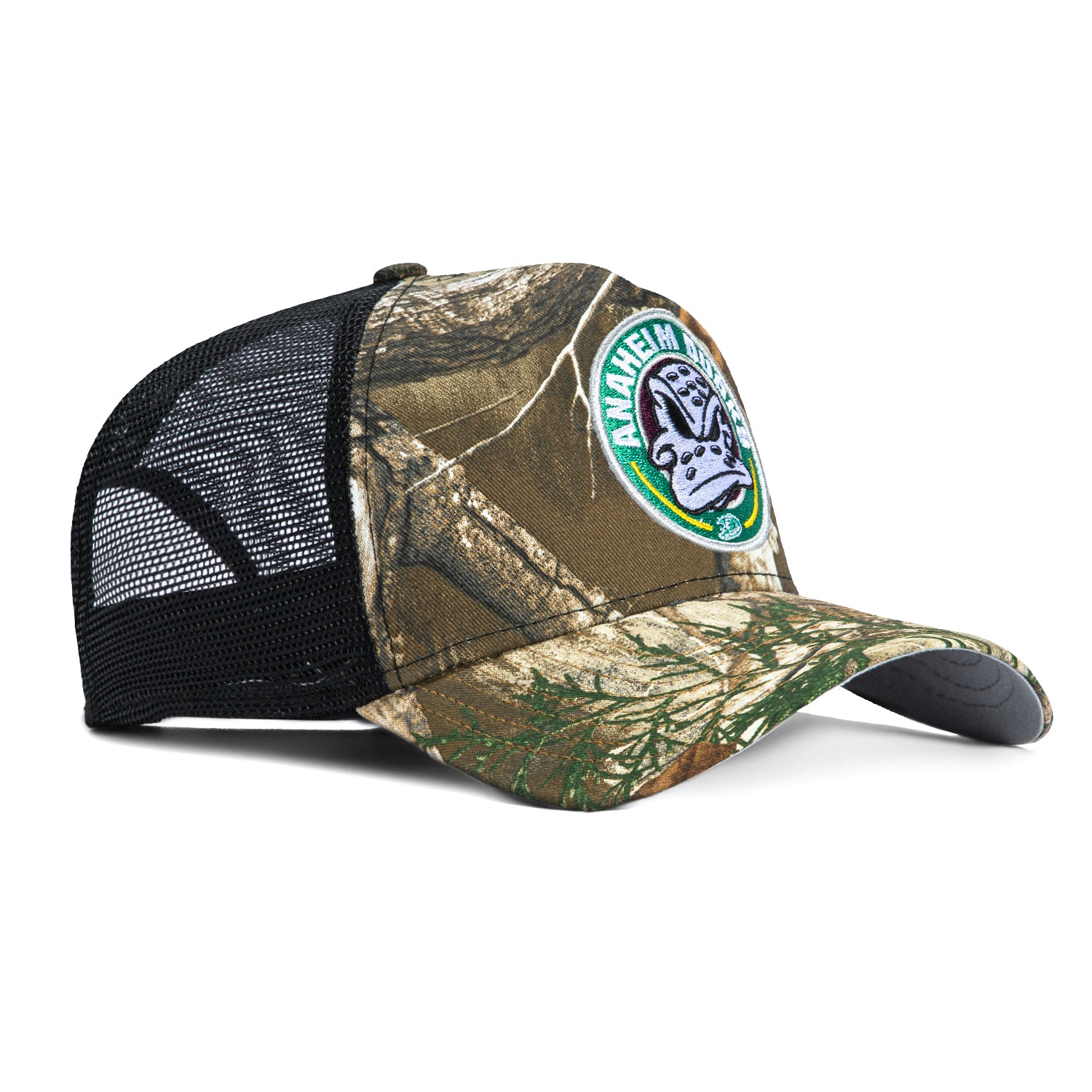 New Era 9Forty A-Frame Anaheim Ducks Snapback Trucker Alternate Hat - Realtree, Black、mySite、vikingsvslions