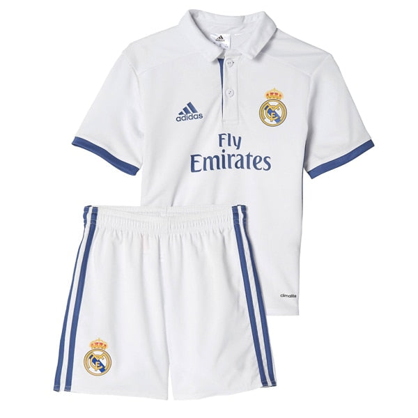 adidas Infants Real Madrid Home Mini Kit Crystal White/Raw Purple、mySite、bottomscart