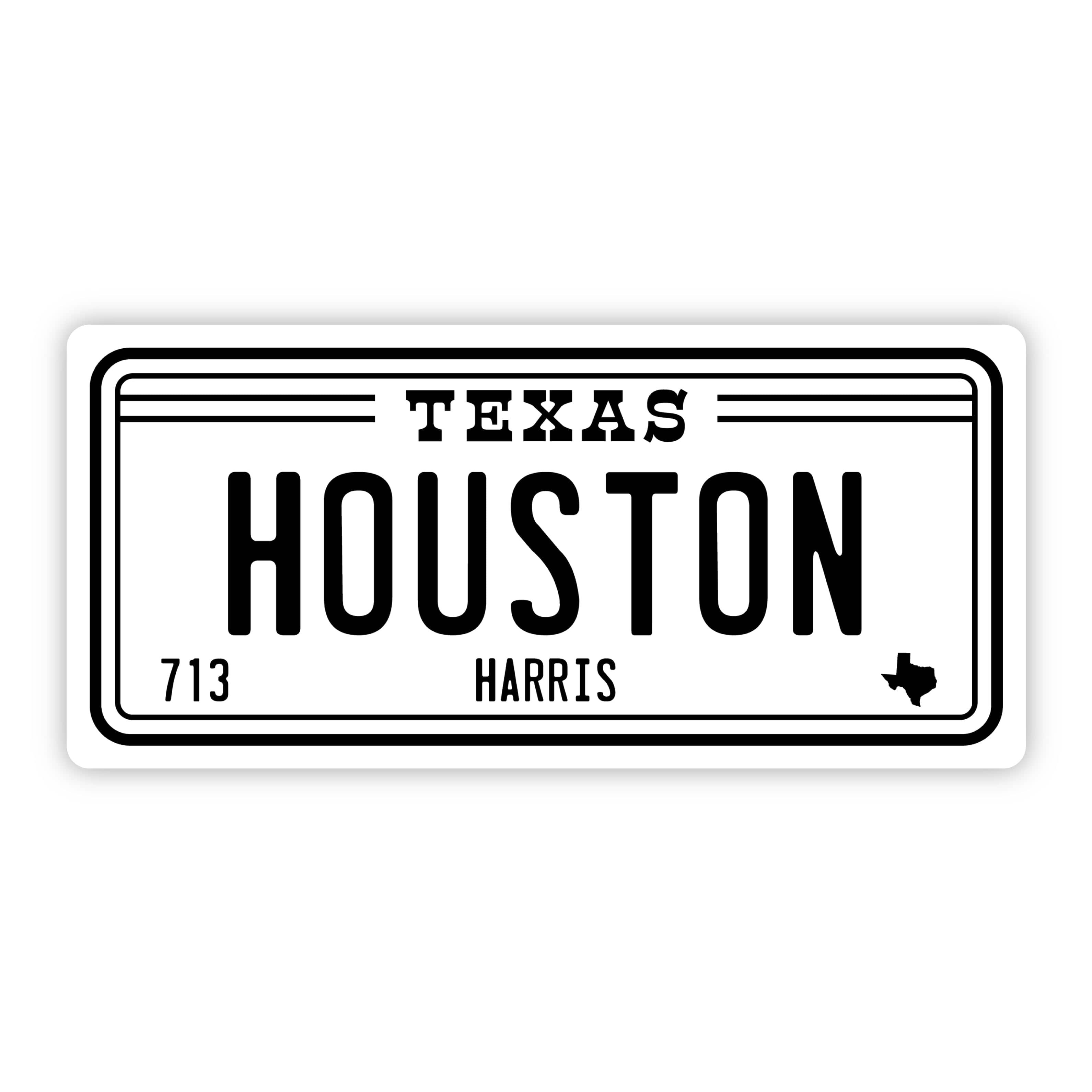  Houston Texas 713 Bumper Sticker (5 inch)、mySite、elrpsem3k
