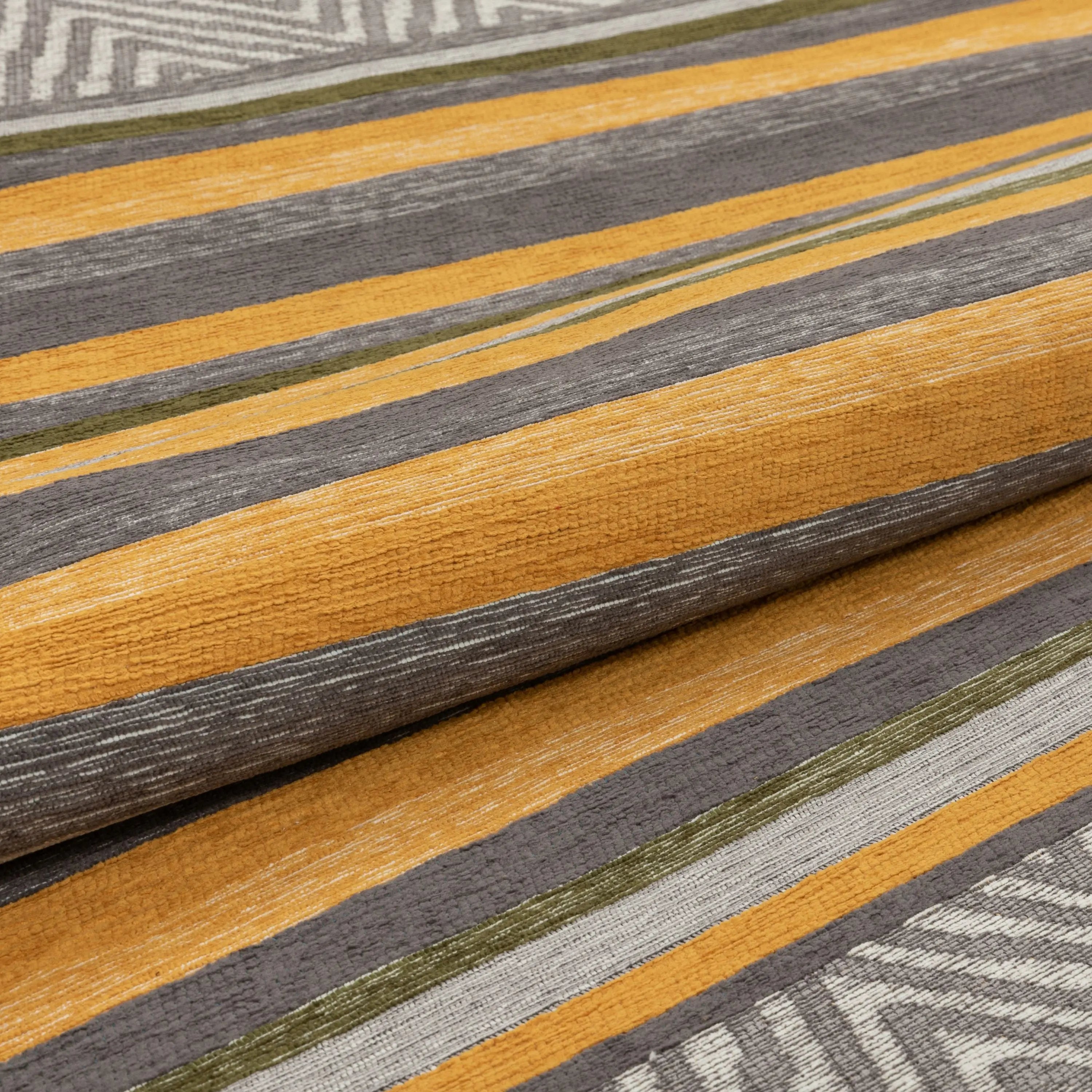 Chia Contemporary Solid & Striped Beige Gold 5'3 x 7'3 Rug、mySite、gigharbornorthrealestate