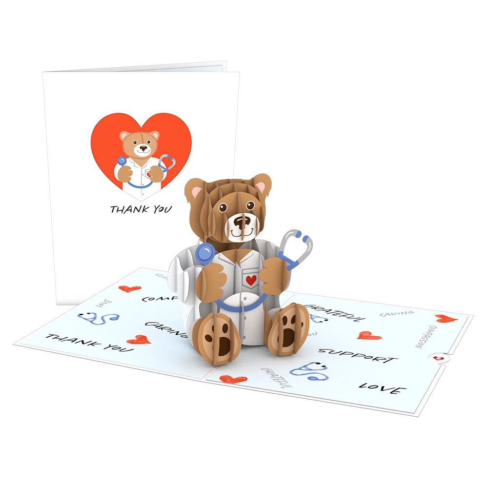 Doctor Bear Pop-Up Card、mySite、solidvoid