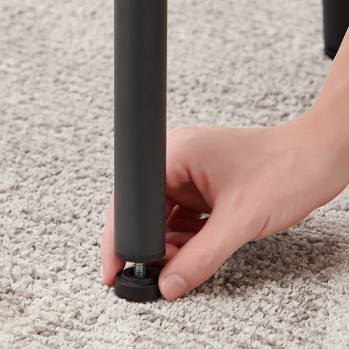 Round bar stool set with shelves, stool with backrest Rustic Brown, 23.6'' Dia x 35.4'' H、、casual