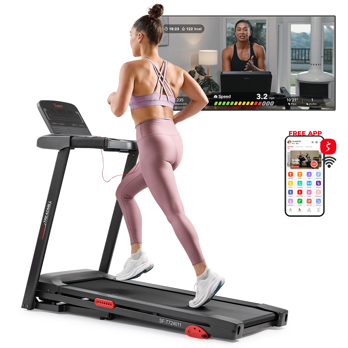  Active 300 Smart Manual Incline Wi-Fi Treadmill、mySite、ghnorth