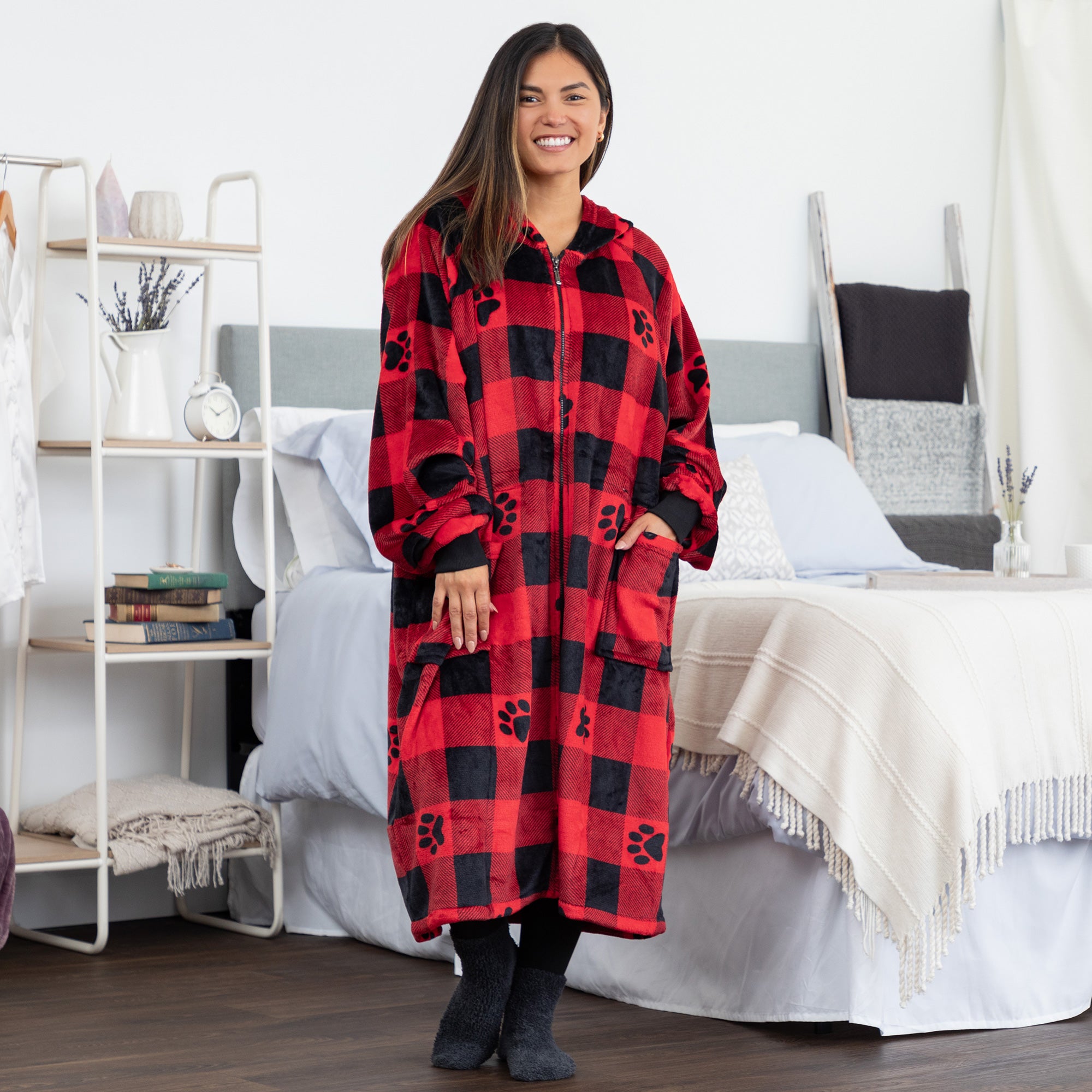 Super Cozy Premium Full Zip Oversized Blanket Hoodie、mySite、camillekostekn