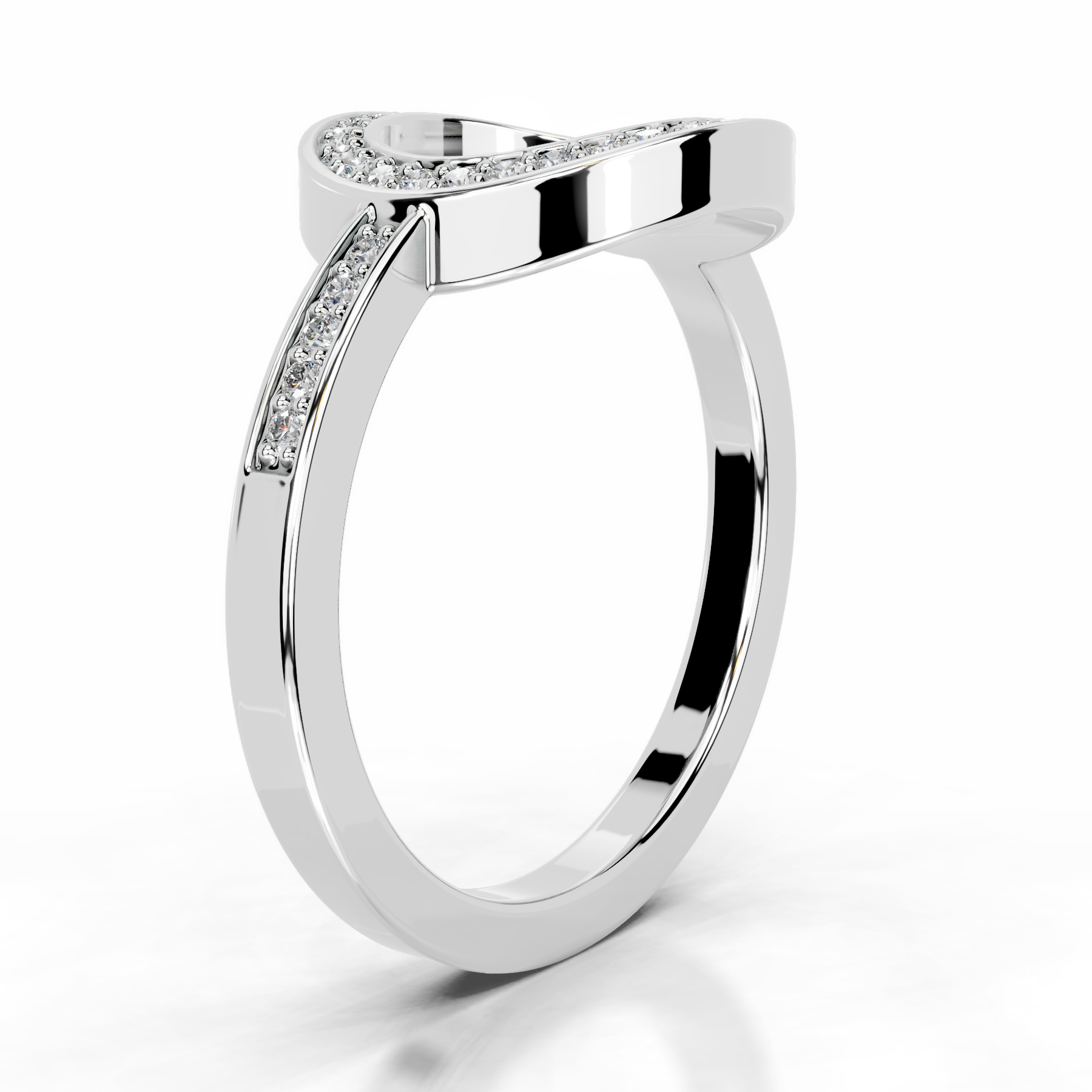 Inessa Diamond Wedding Ring (0.15 Carat) -14K White Gold、mySite、hinf8tx79