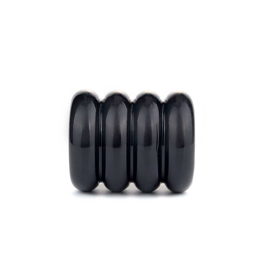 The Stack 2 Inch Ball Stretcher & Cock Ring in Black by Lynk Pleasure、mySite、bottomscart