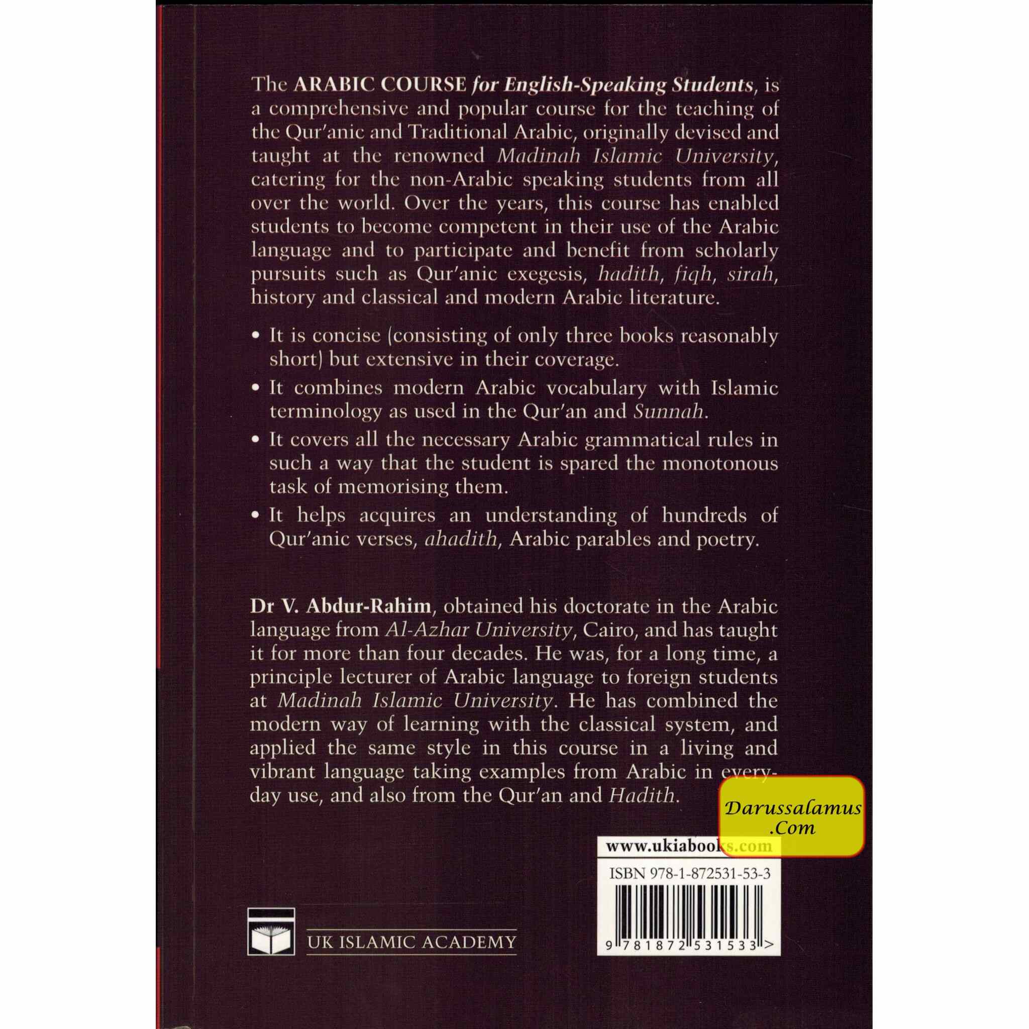 Arabic Course for English Speaking Students Vol 3 By Dr. V. Abdur Rahim、mySite、topwebapps