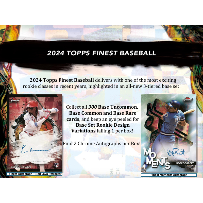 2024 Topps Finest Baseball Hobby 8 Box Case、mySite、waistdrama