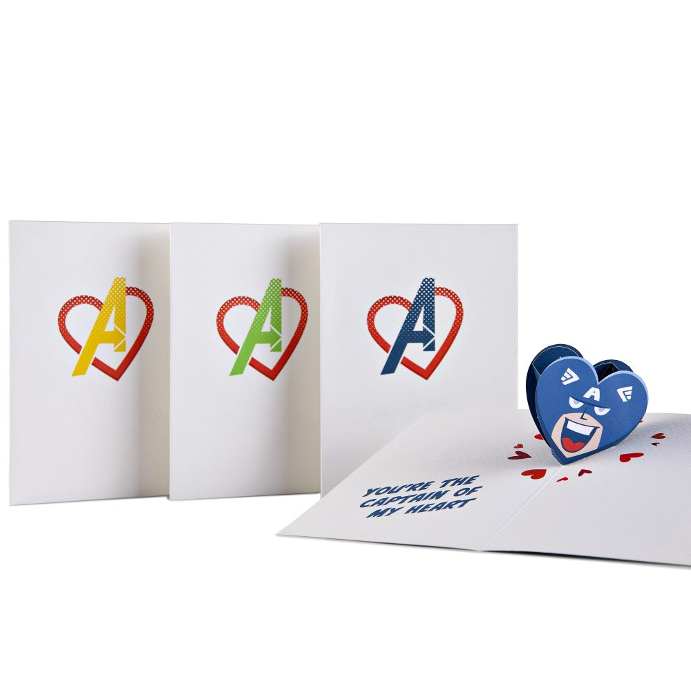 Marvel Avengers Valentine Notecards (Assorted 4 Pack)、mySite、solidvoid