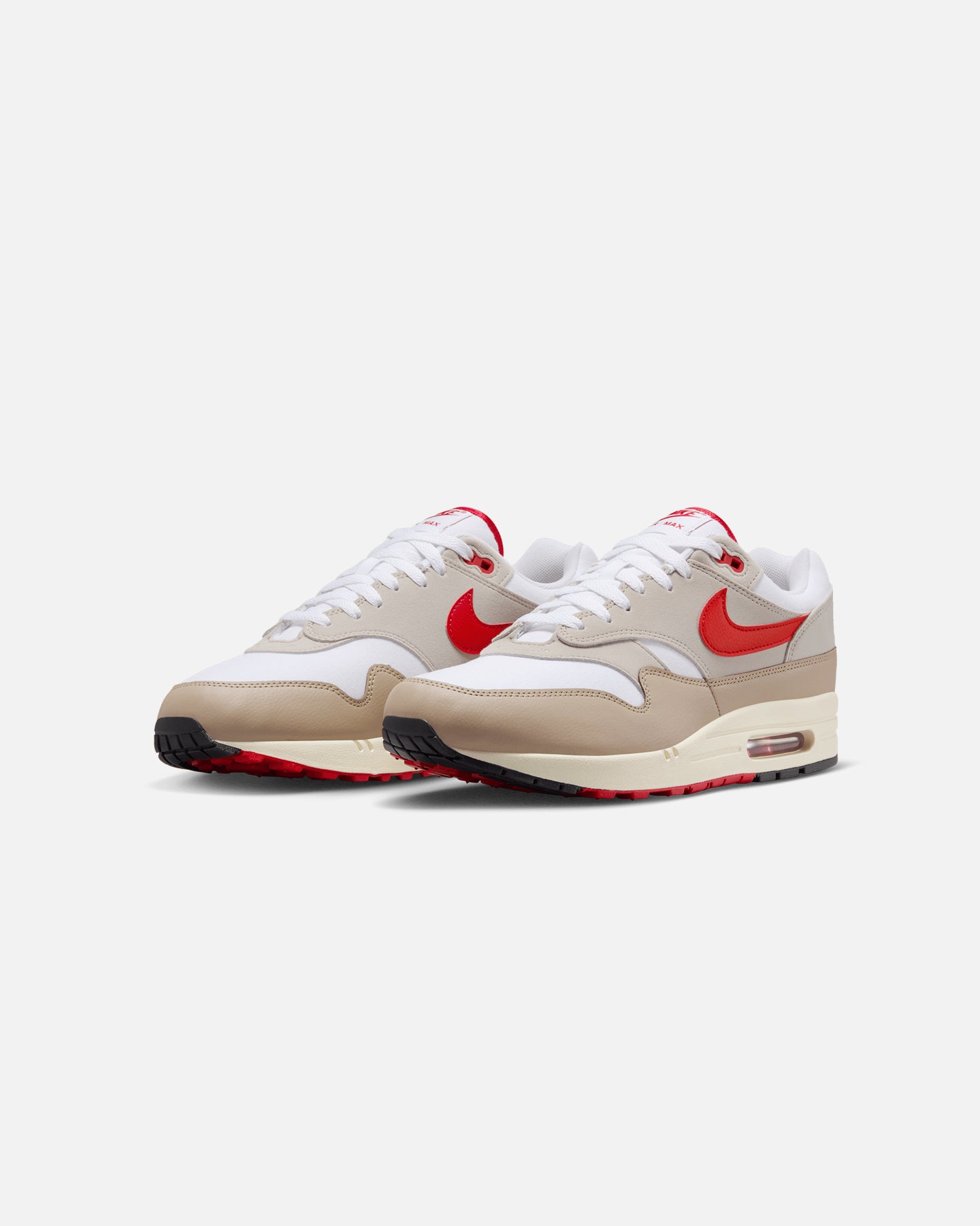 Nike Air Max 1 White/University Red、mySite、zt4zffjzw