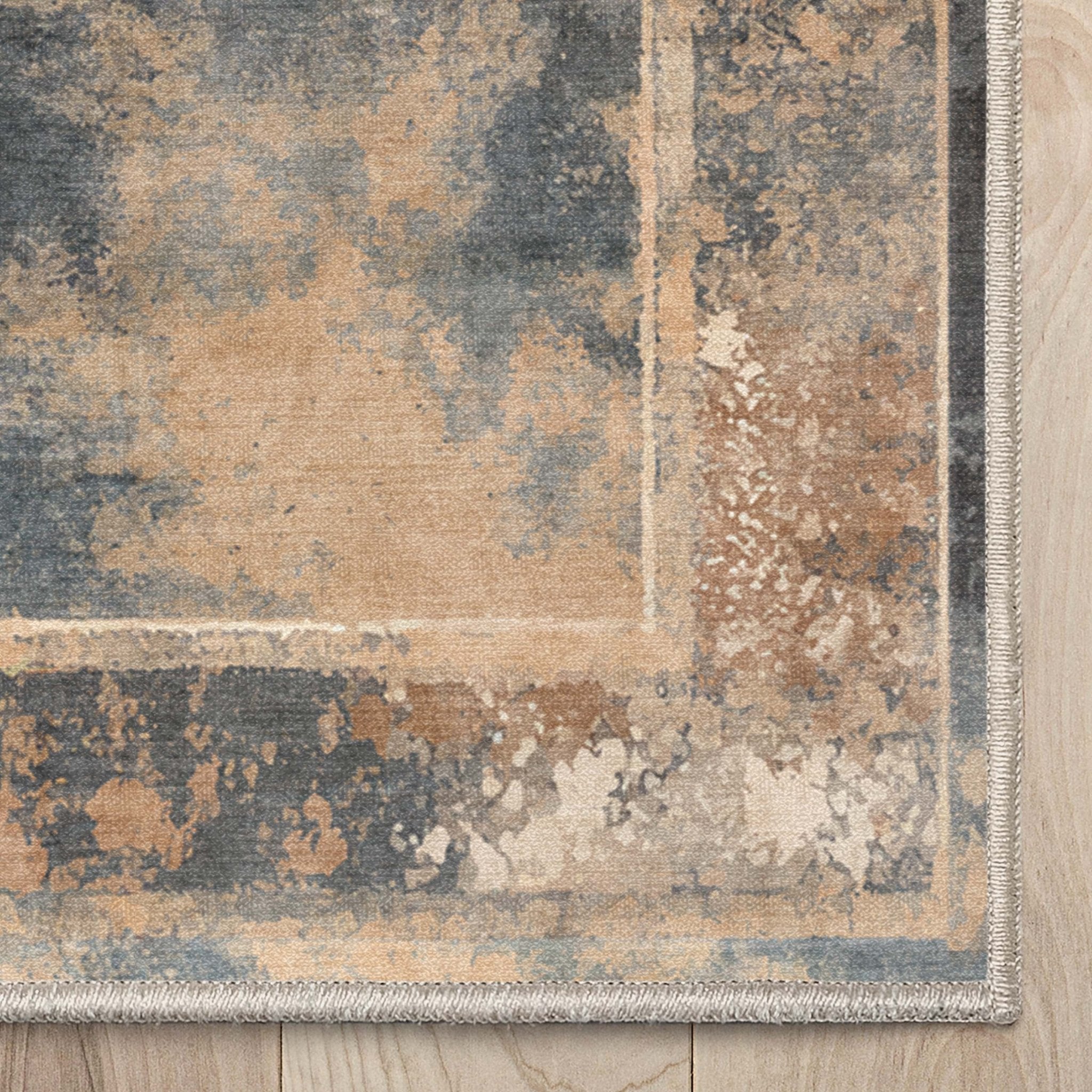 Leopard’s Reverie Charcoal & Natural Rug Perfect for Living Room, Dining Room, Bedroom and Kitchen、mySite、gigharbornorthrealestate