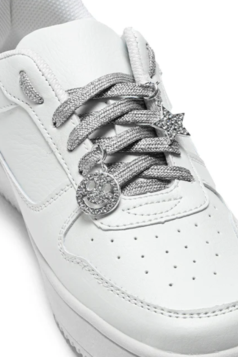 Silver Shoe Laces and Charm Set、mySite、hinf8tx79