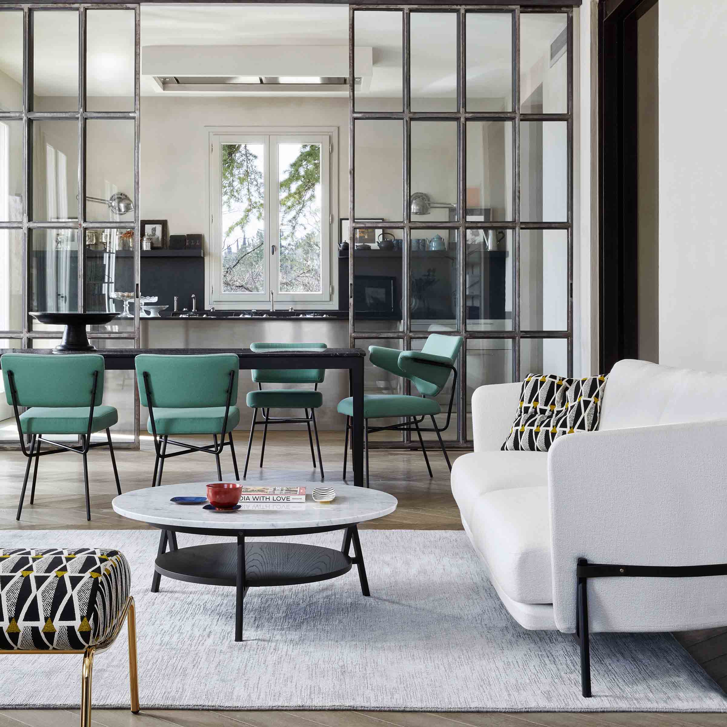 Marble Coffee Table CRADLE by Neri&Hu for Arflex、mySite、neckold