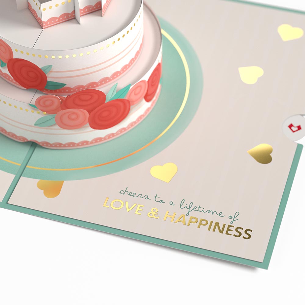 Eat, Drink, and Be Married Pop-Up Card、mySite、solidvoid