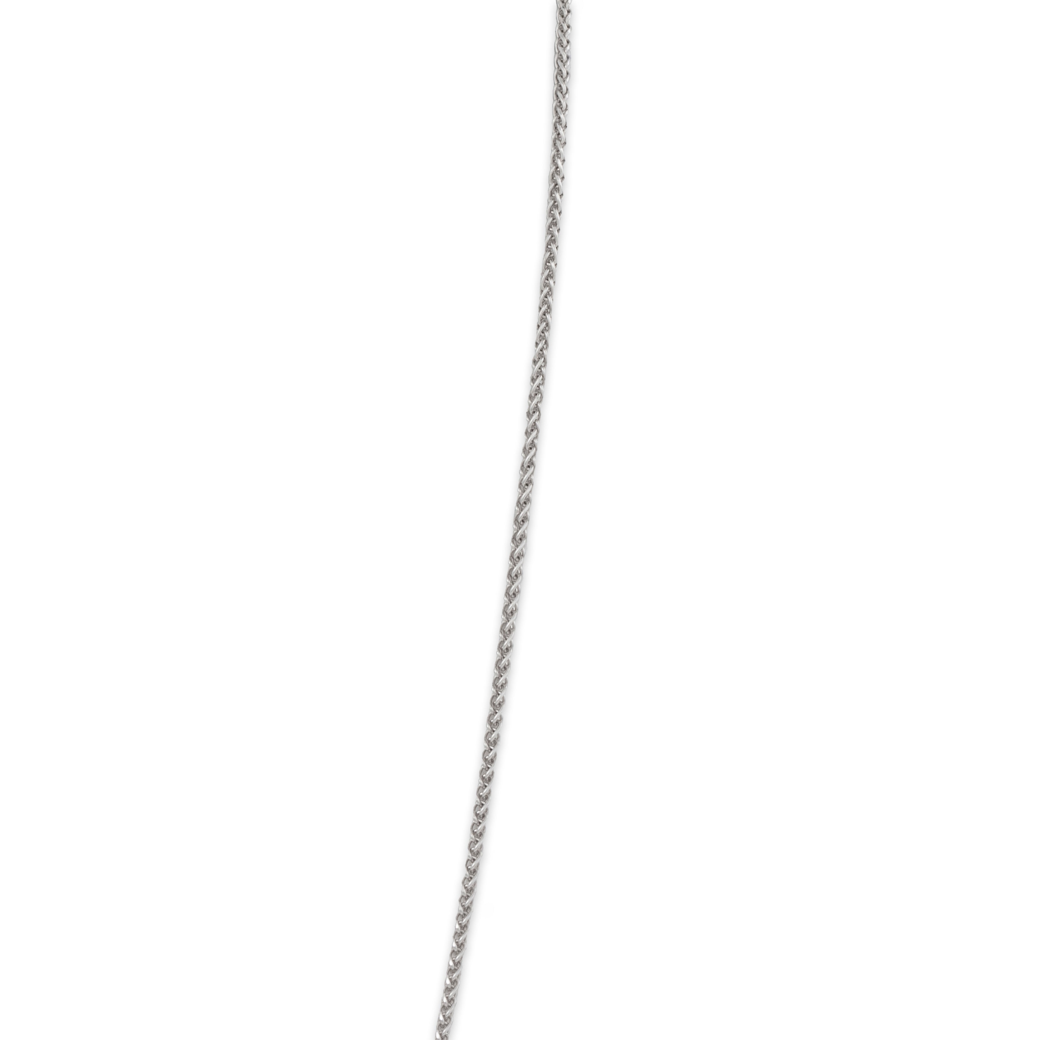 Vintage 14k White Gold Wheat Chain Necklace 18、mySite、hinf8tx79