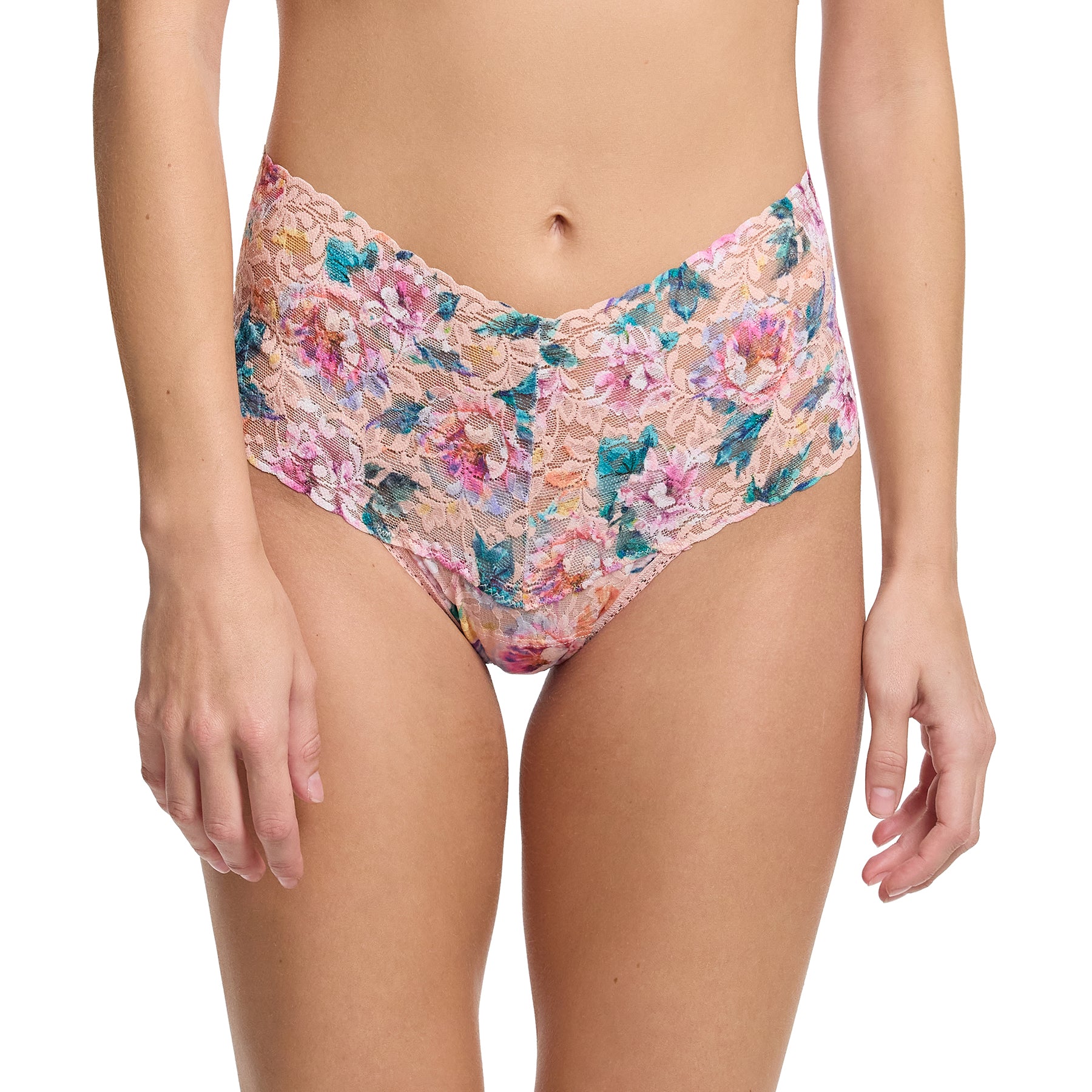  Hanky Panky Printed Lace Retro Rise Thong、mySite、justintrudeaud