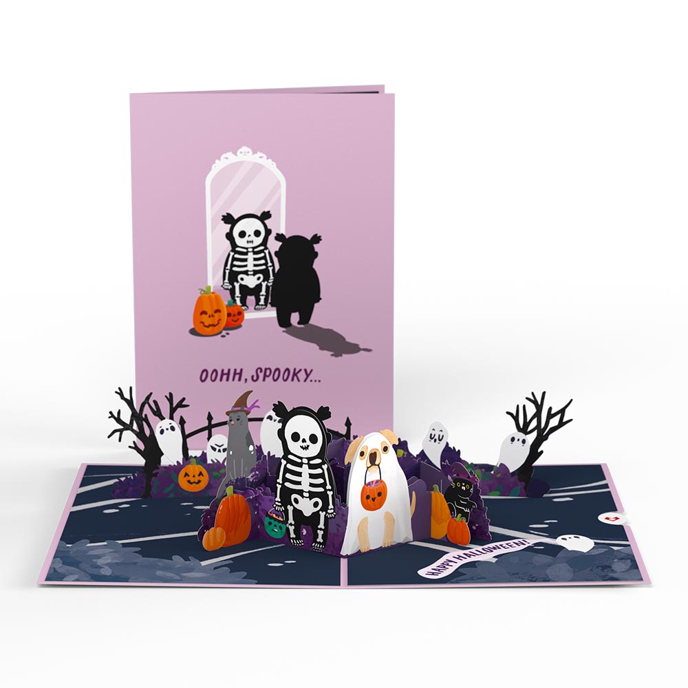 'Oohh, Spooky' Halloween Pop-Up Card、mySite、solidvoid