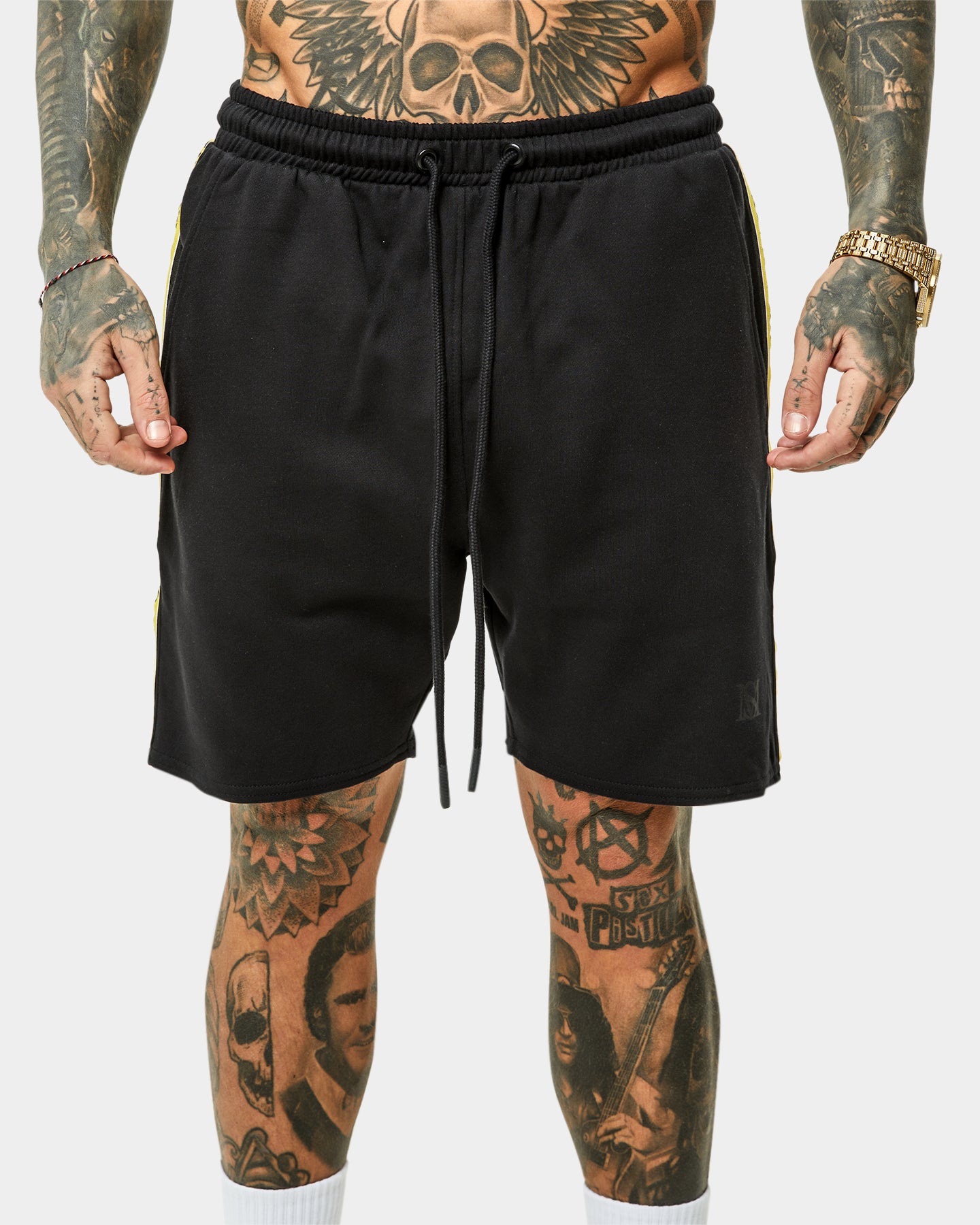 Saint Morta Monolith Sport Track Shorts Black/Yellow、mySite、zt4zffjzw
