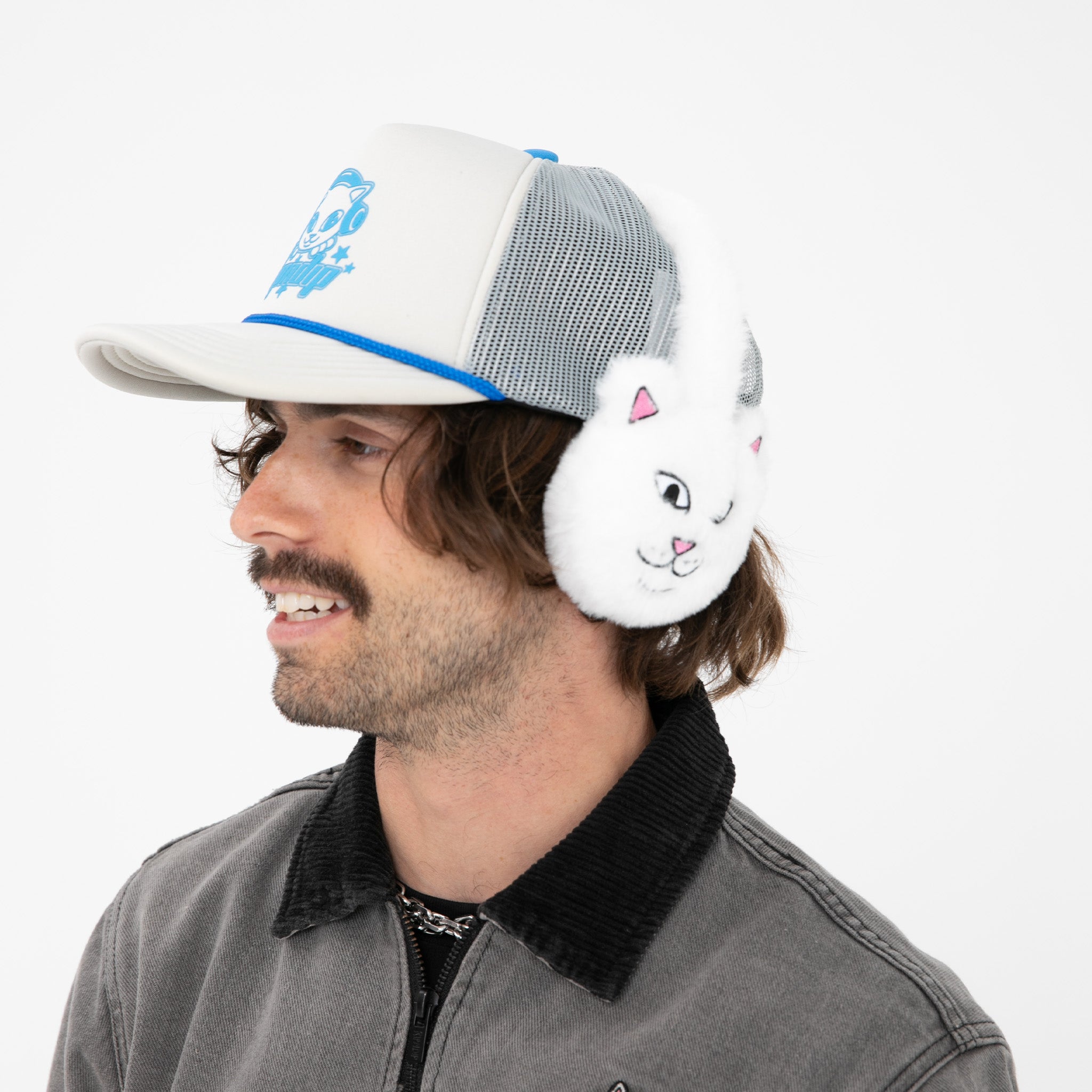  Kawaii Nerm Trucker Hat (Light Khaki)、mySite、merchandisen