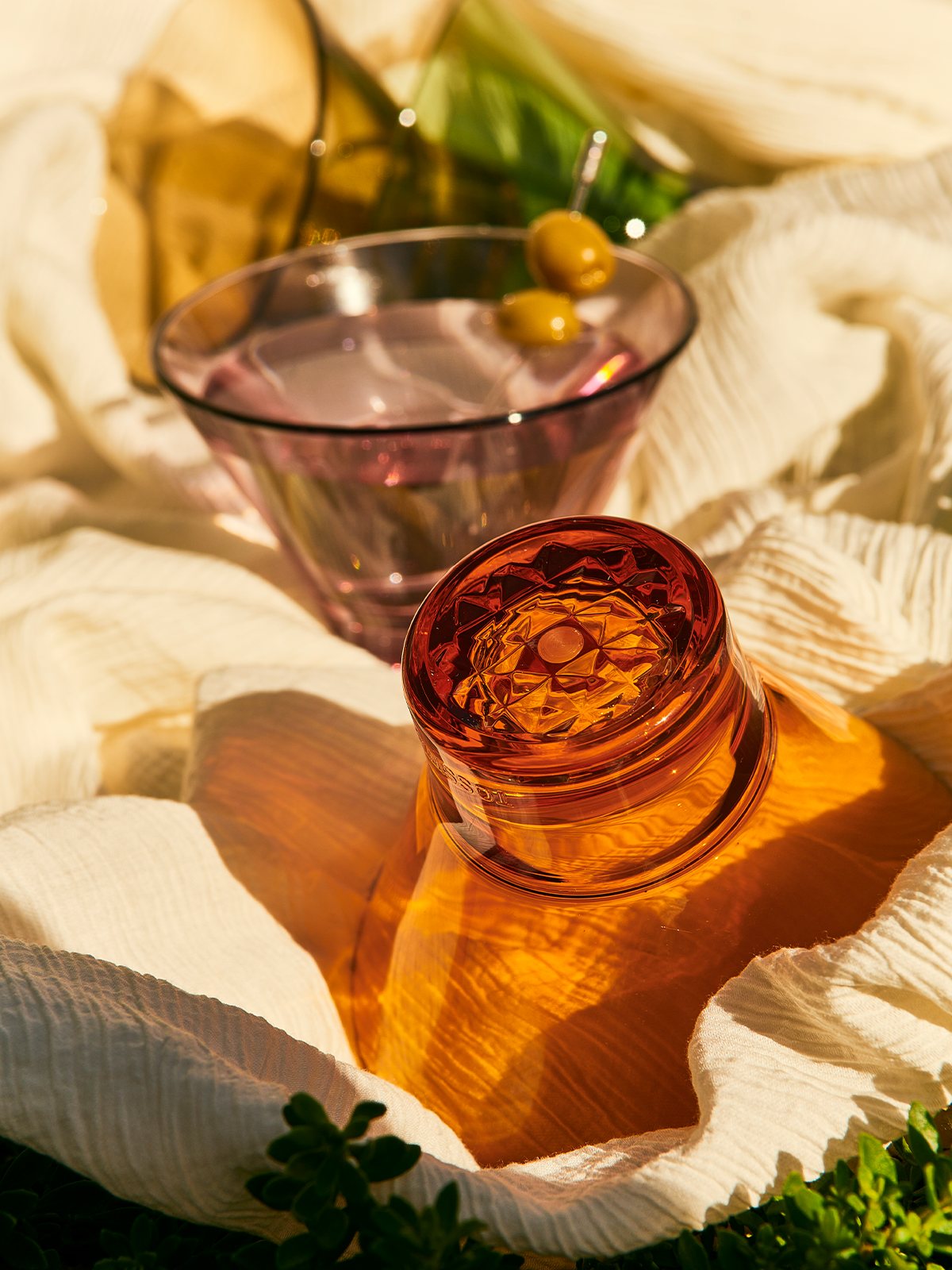 RESERVE 8oz Stemless Martini - Mixed Color Set、mySite、camillekostekn